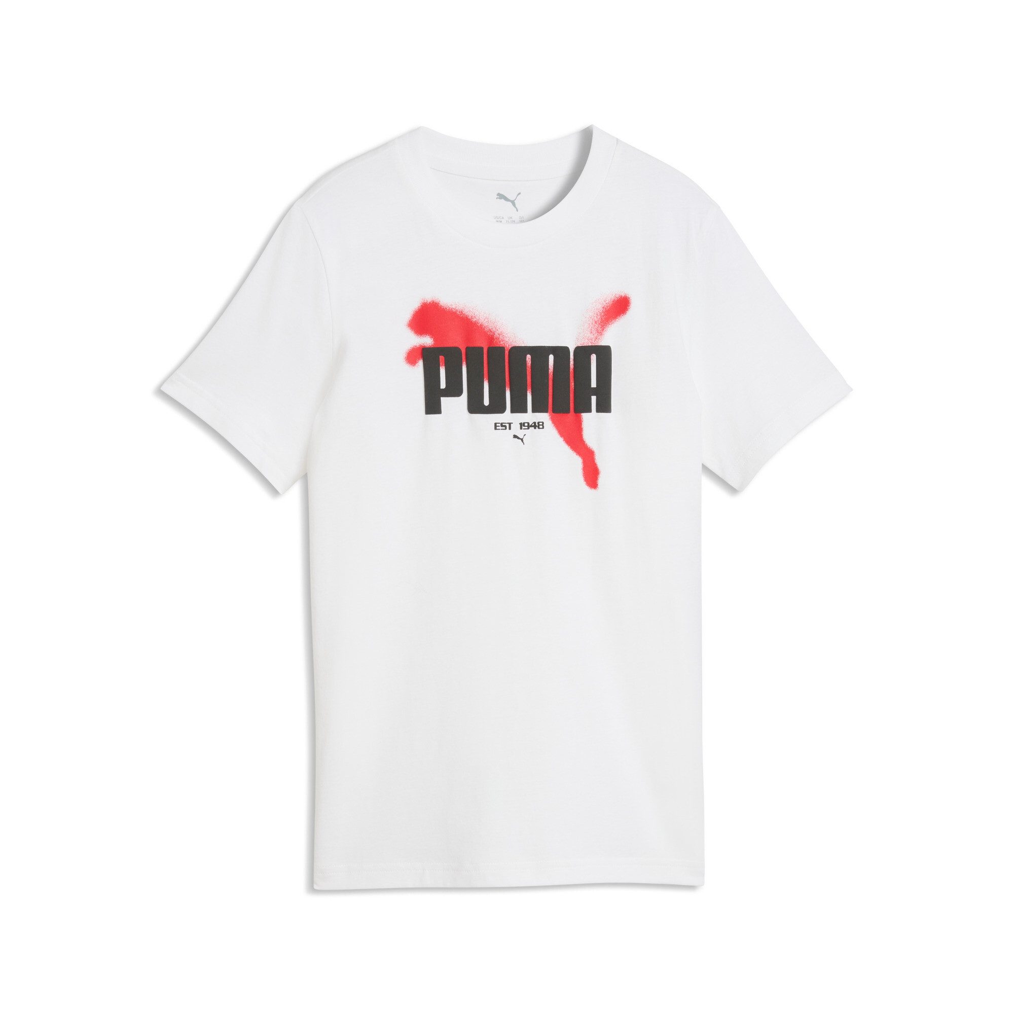 PUMA T-Shirt GRAPHIC TEE B Regular Fit, Kurzarm, sportlicher Stil, für Jugendliche