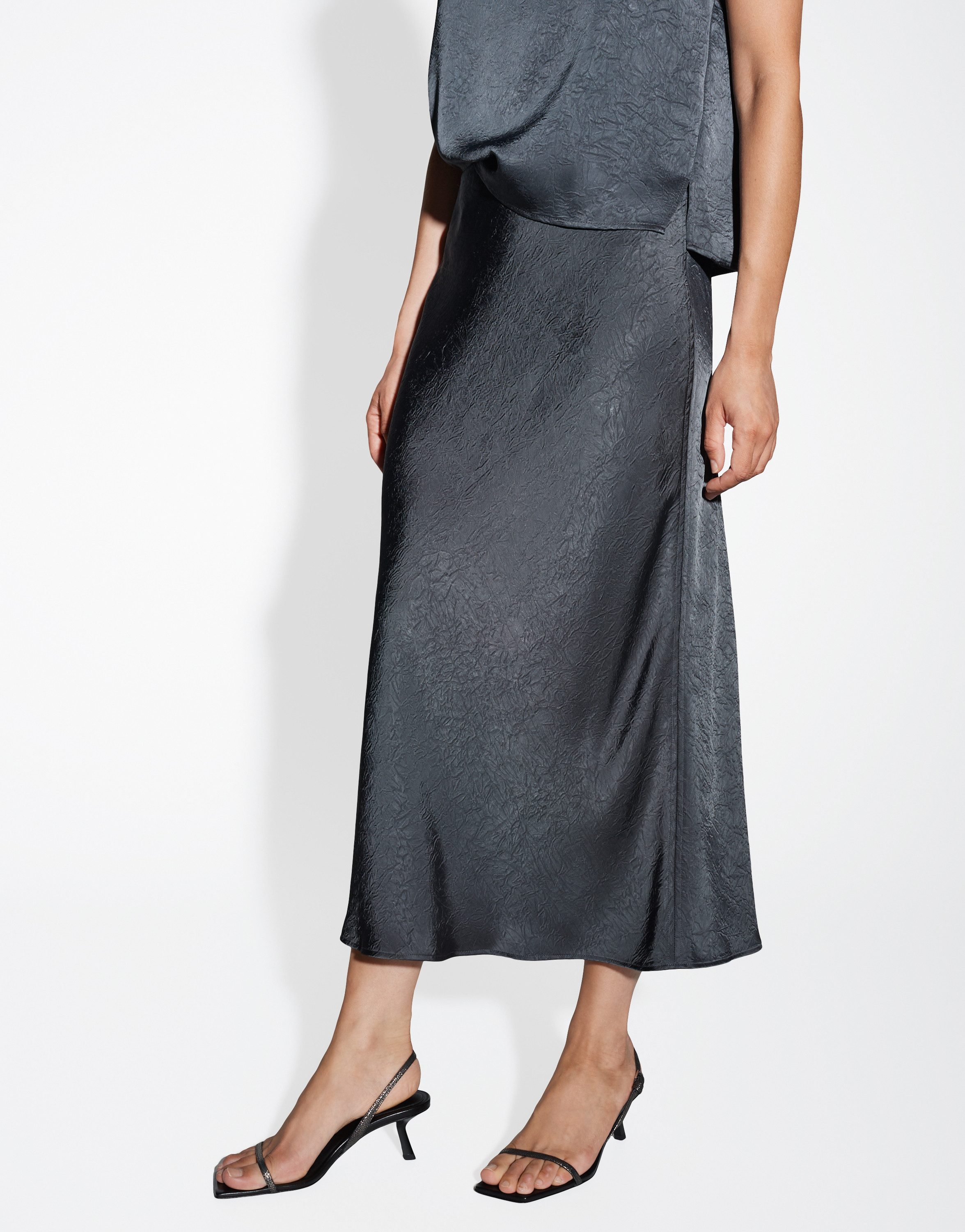 someday Satinrock ODINI DELIGHT in schimmernder Crash Optik günstig online kaufen