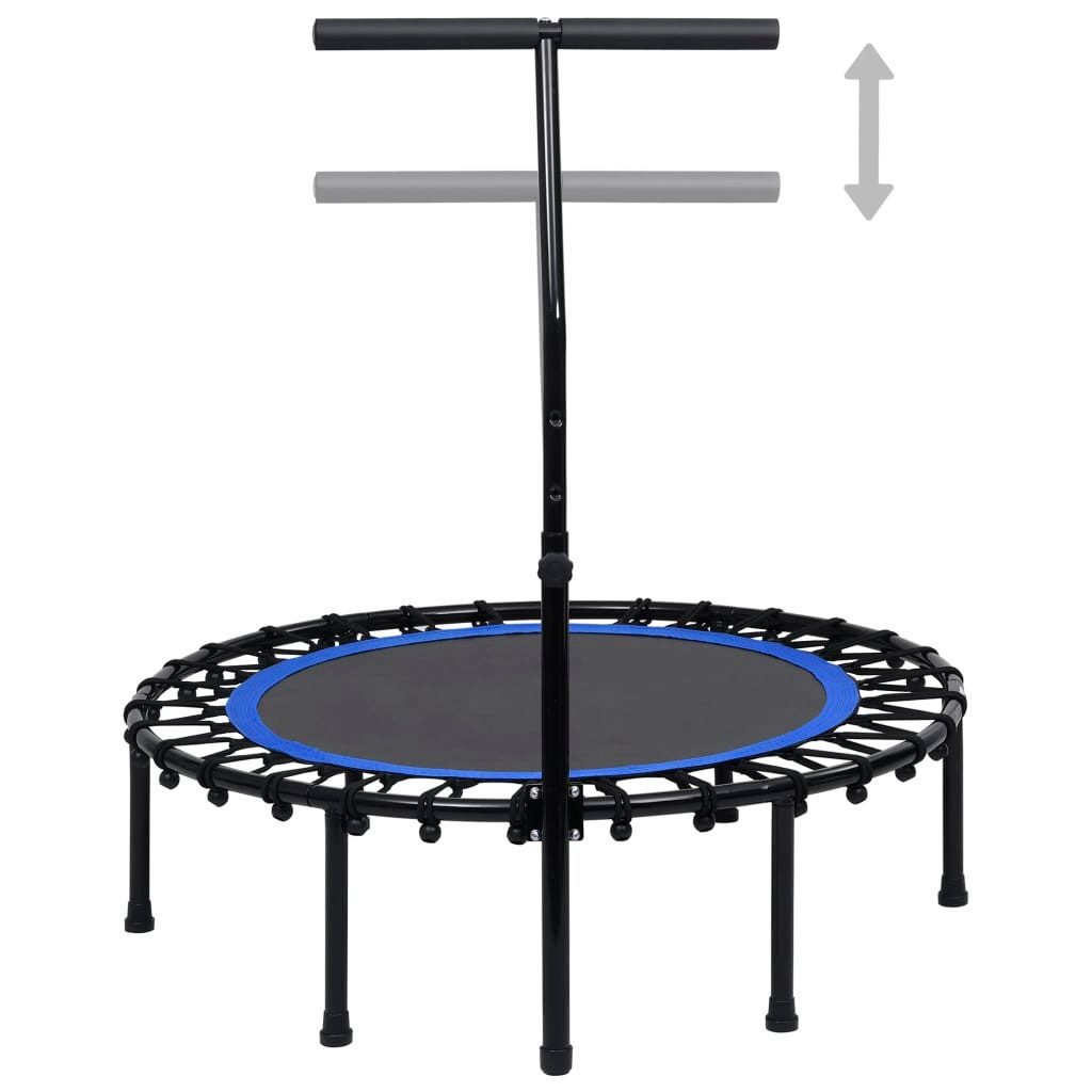 vidaXL Bodentrampolin, Fitness Trampolin mit Griff 102 cm
