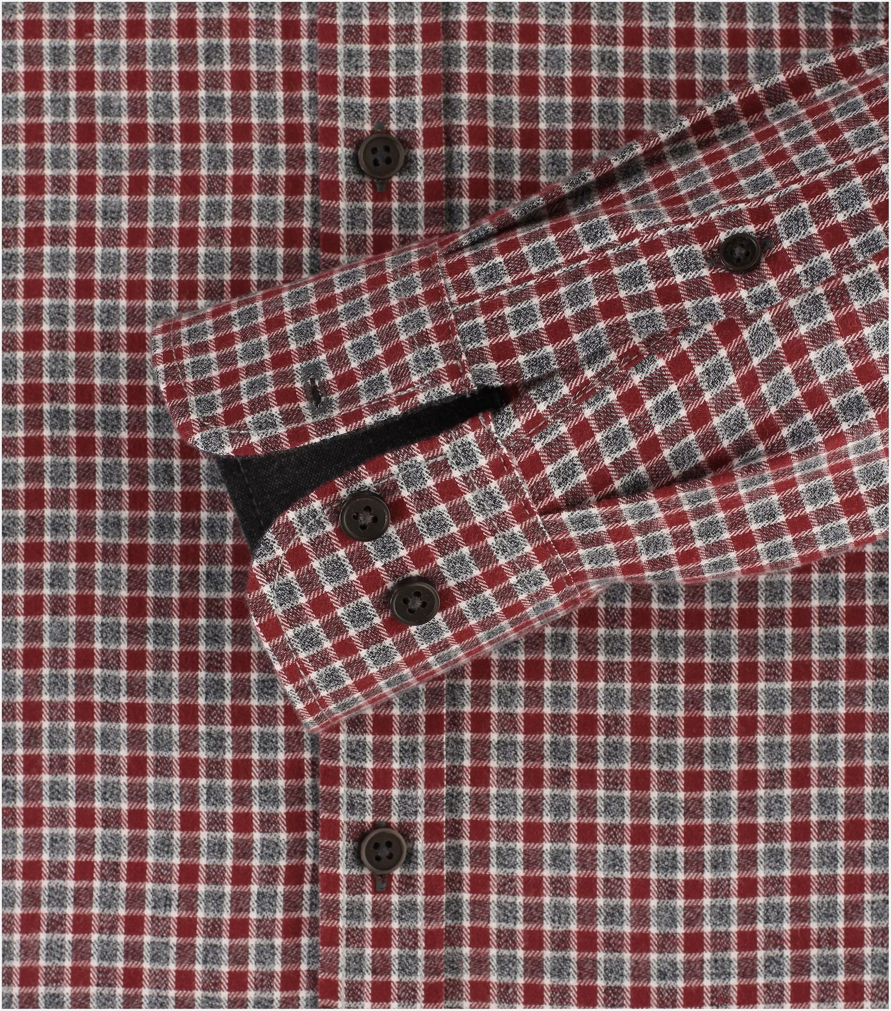Rot Langarmhemd (400) bügelleicht 434152800 CASAMODA