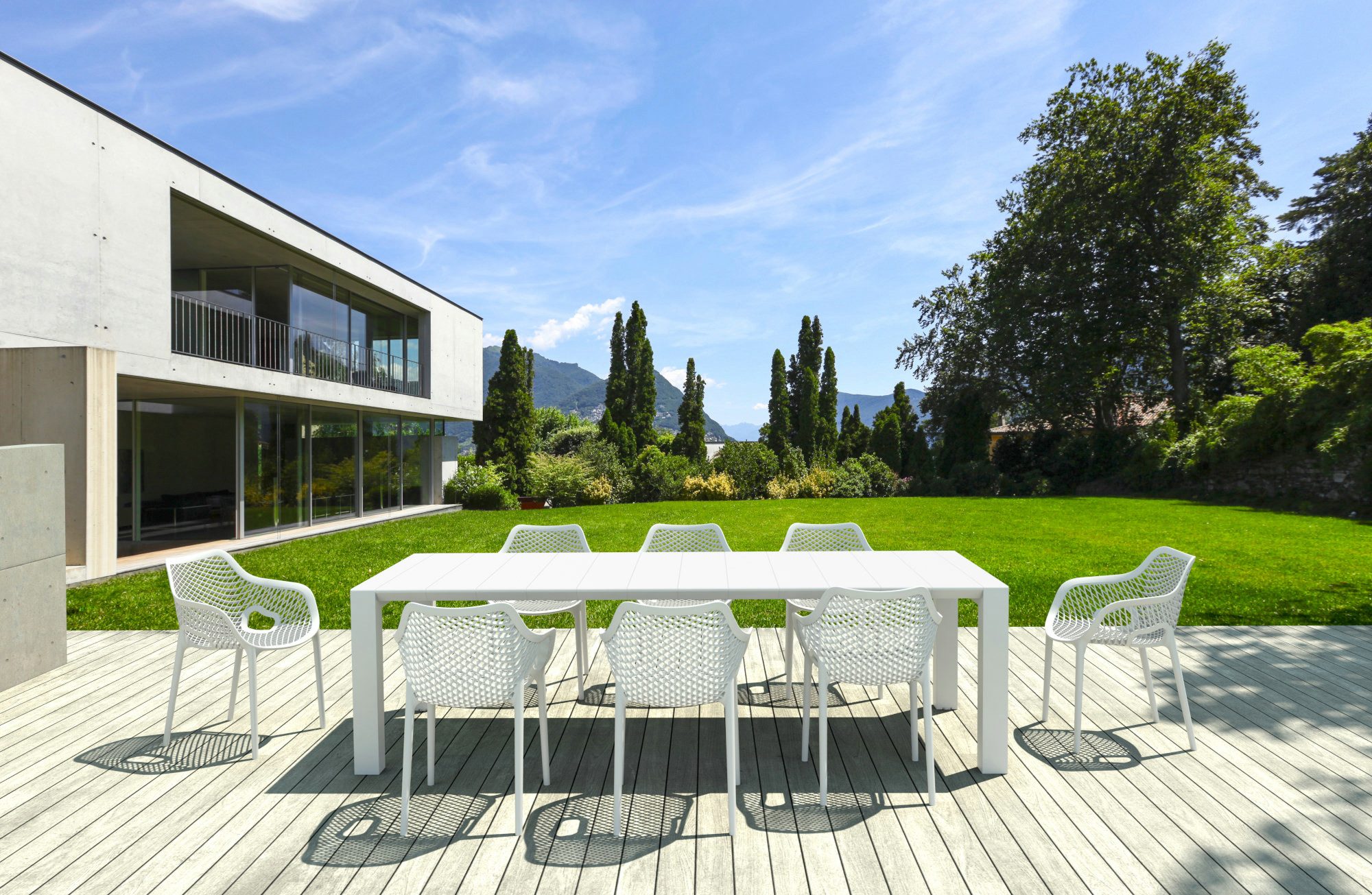 CLP Gartenstuhl Air XL (1er), Outdoor, Kunststoff, stapelbar & wetterfest
