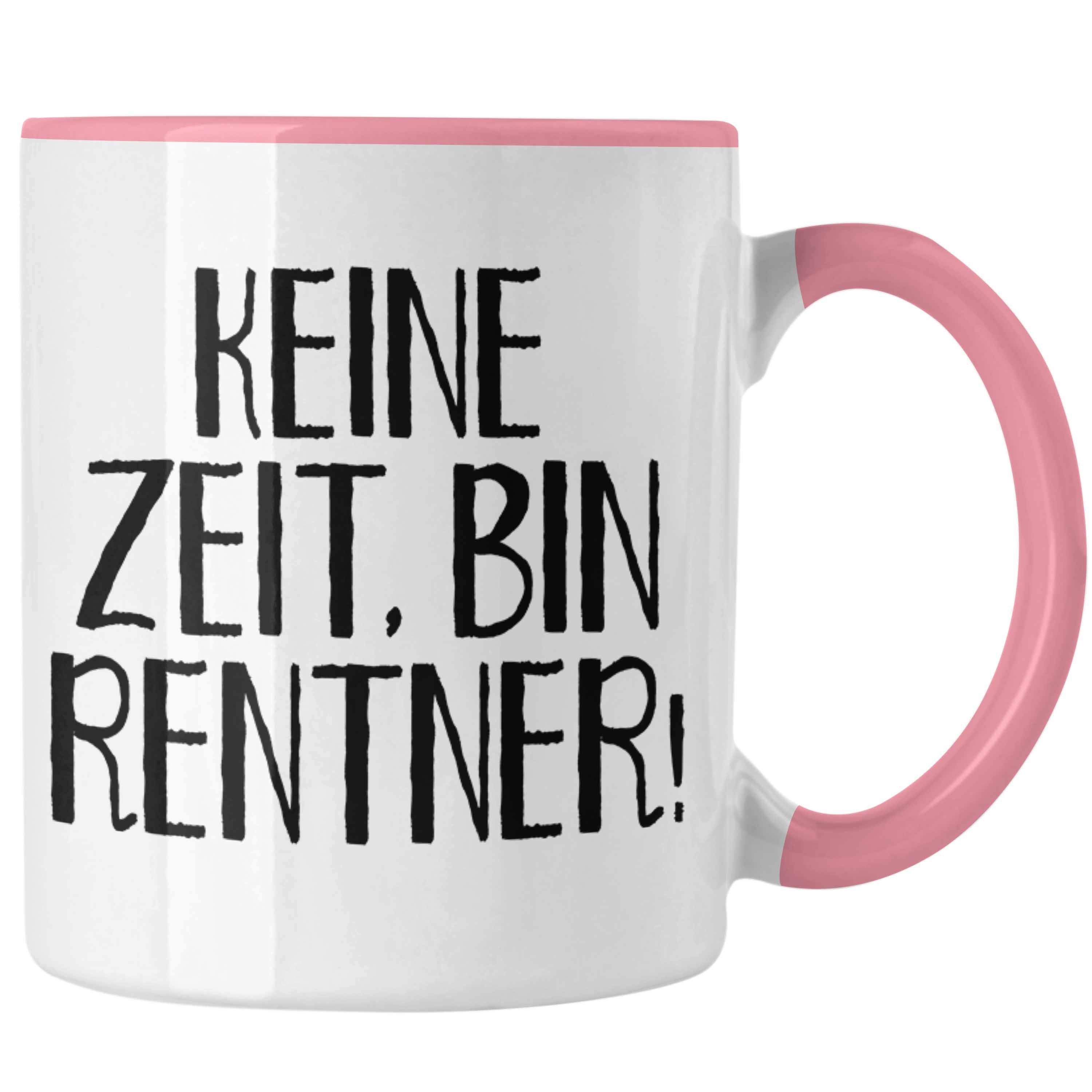 Ruhestand Pensionierung Tasse Tasse Rentner Rentnerin Trendation Renteneintritt Männer für Mann Kollegin - Frauen Rosa Trendation Geschenke Frau Lustig Geschenk