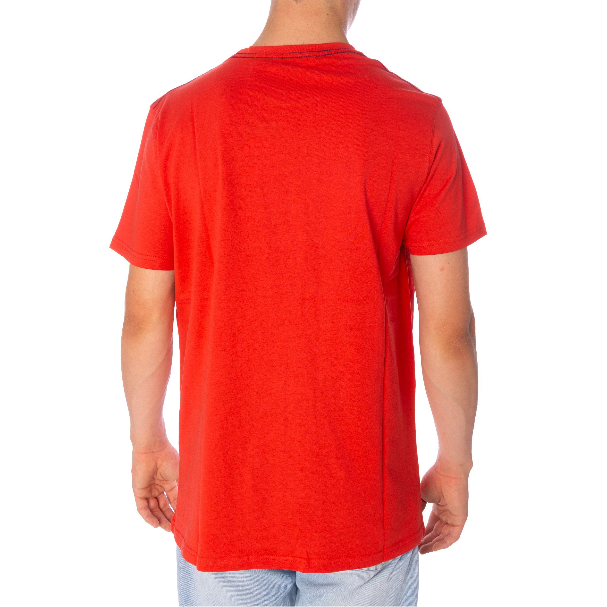 Lonsdale T-Shirt Lonsdale Lubcroy navy red Shirt sand (1-tlg) Herren T-Shirt