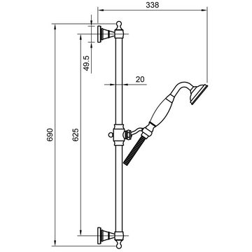 PaulGurkes Duscharmatur PGSETDU4-ZR