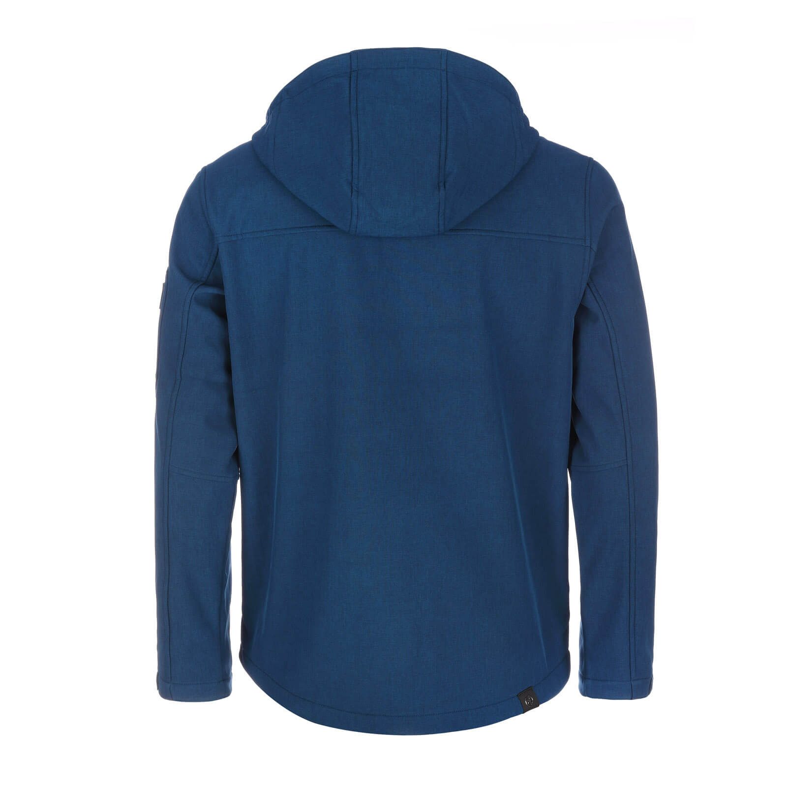 Dry Fashion Softshelljacke Wangerooge Herren Jacke Wangerooge mit Fleece-Innenfutter und abnehmbarer Kapuze