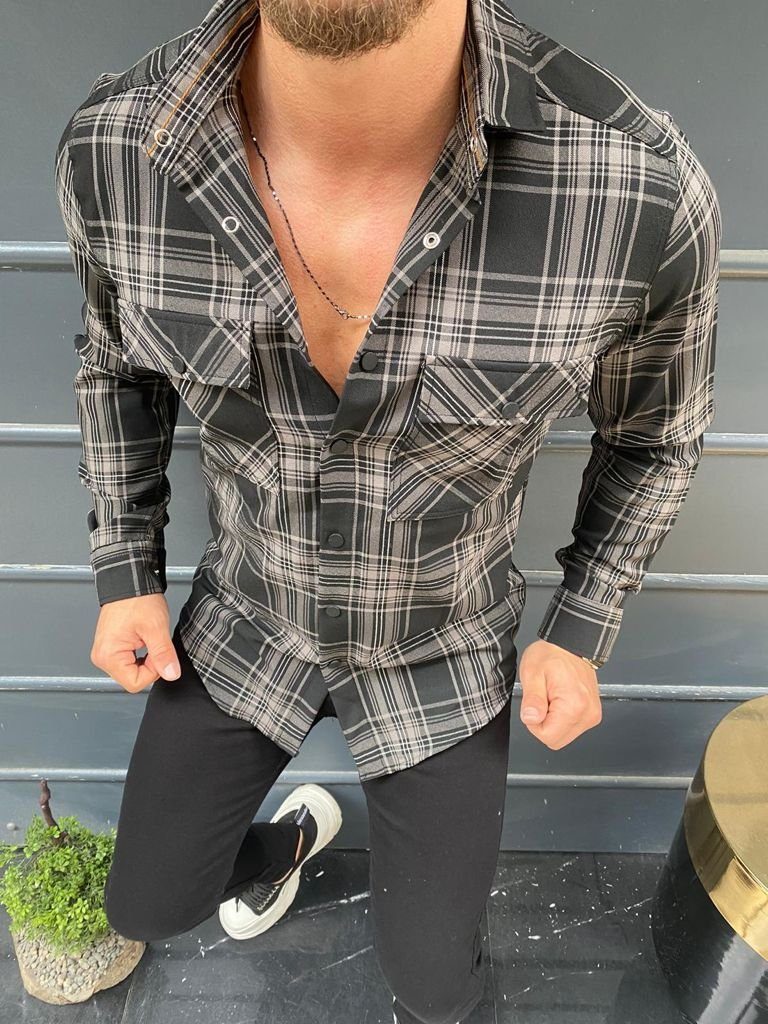 Megaman Jeans Karohemd Megaman Herren Holzfäller günstig online kaufen