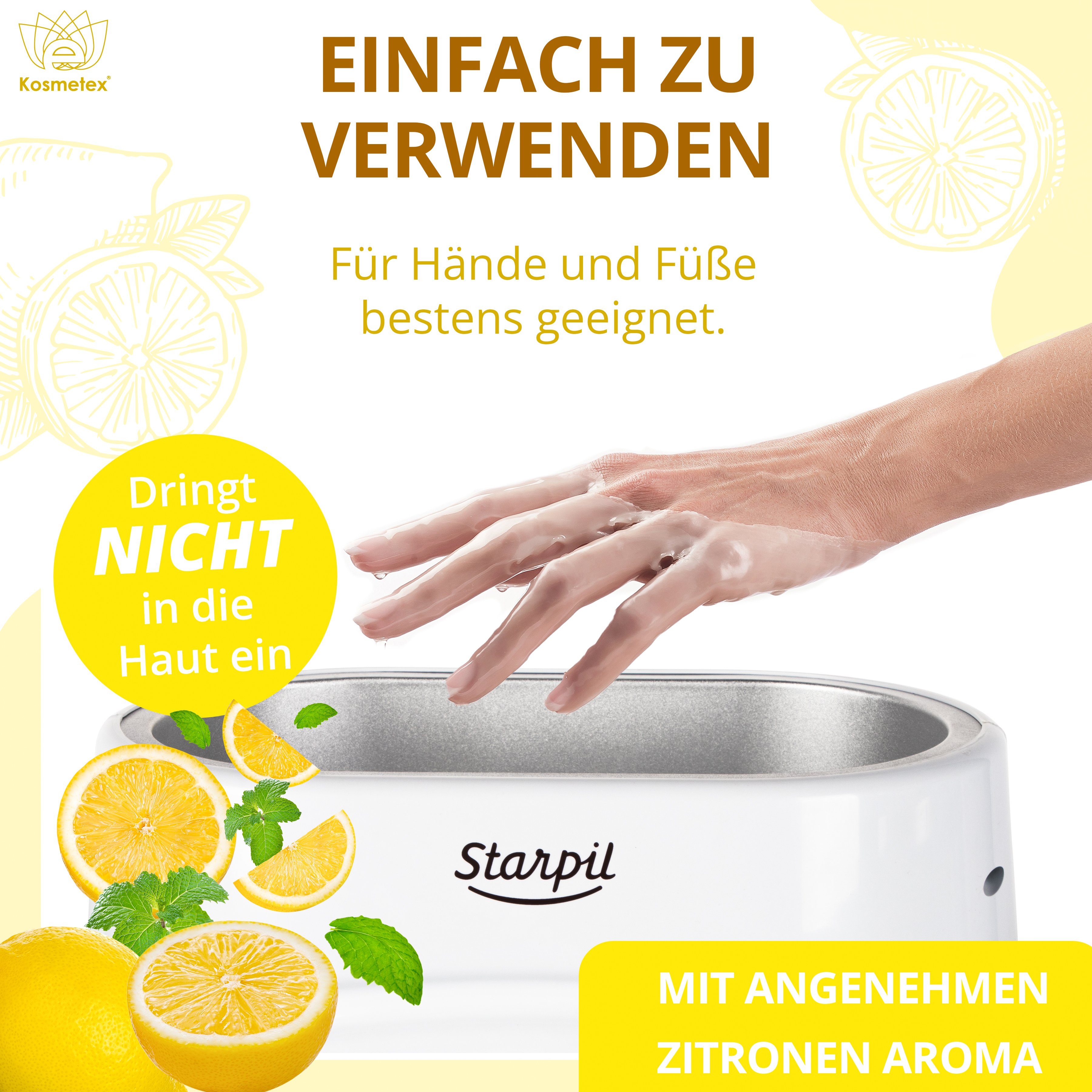 Kosmetex Paraffinwachs Kosmetex Zitrone Paraffinbad Lemon, Paraffinwachs