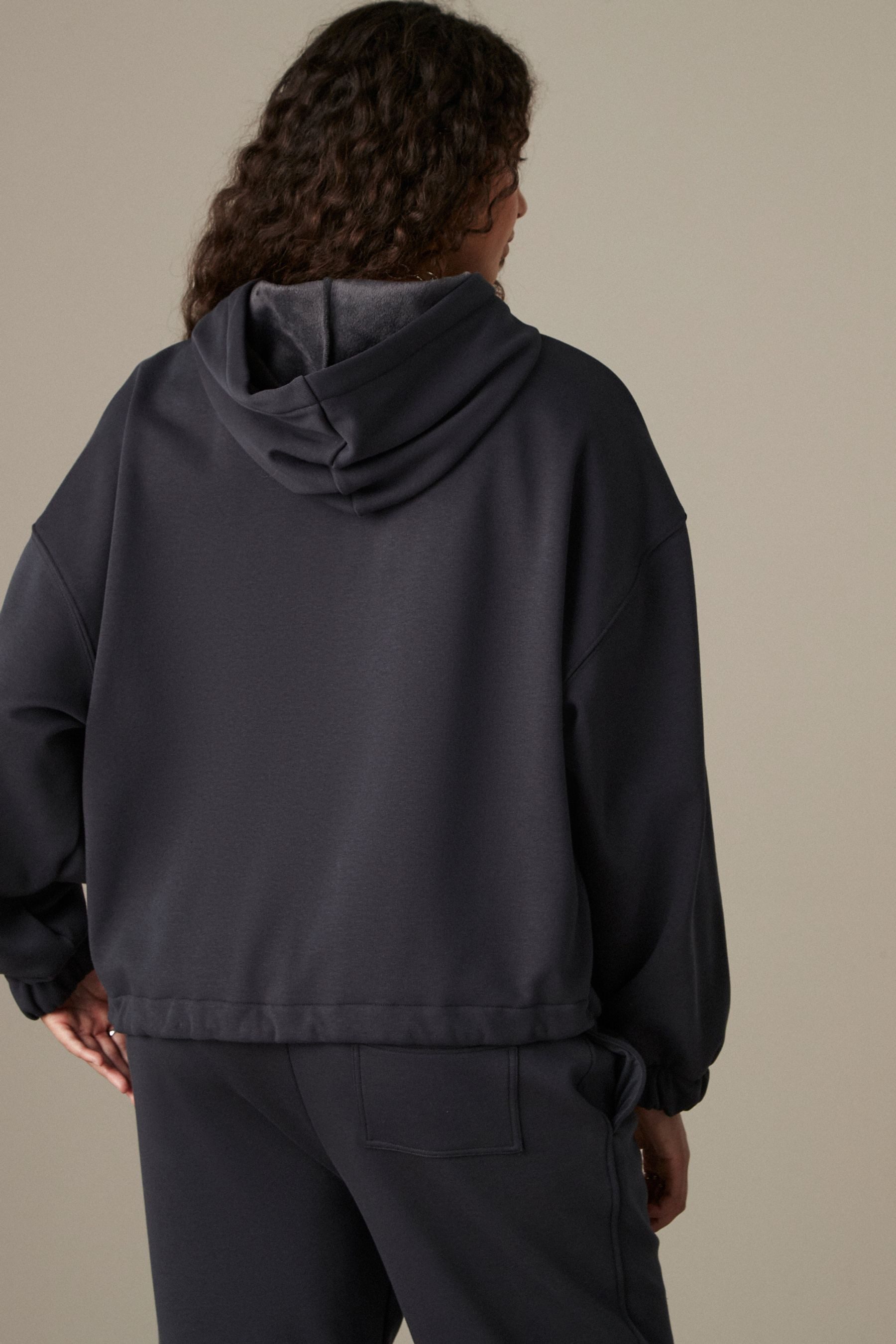 Next Kapuzensweatshirt Mit Fleece gefütterter, schwerer günstig online kaufen