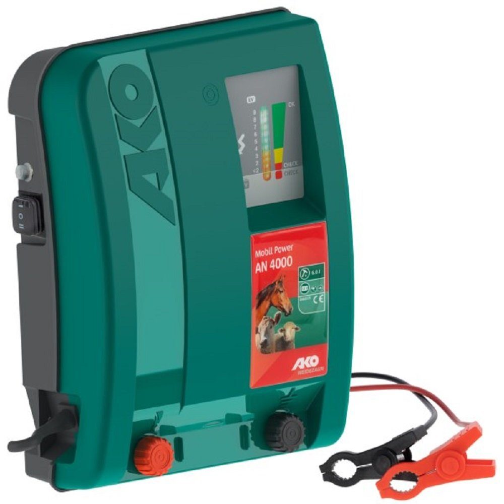 Weidenzaun Kerbl AKO Mobil Power AN4000 12V Weidezaungerät 372554