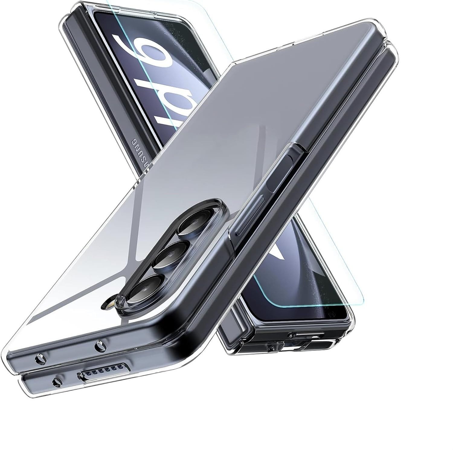 MSM Handyhülle Hülle + 1X Schutzglas für Samsung Galaxy Z Fold 6 5G Panzerfolie