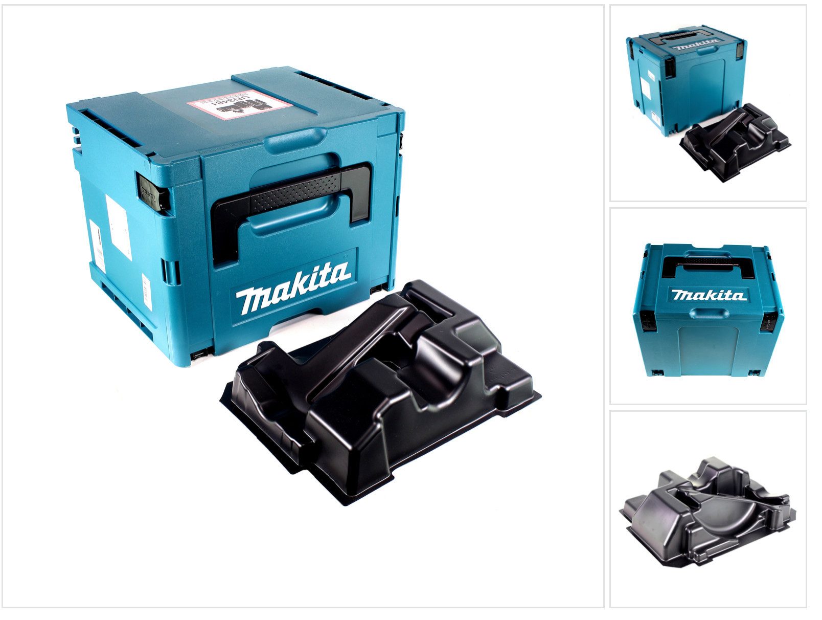 Makita Werkzeugkoffer MAKPAC 4 Systemkoffer + Einlage für Handkreissäge HS 7601