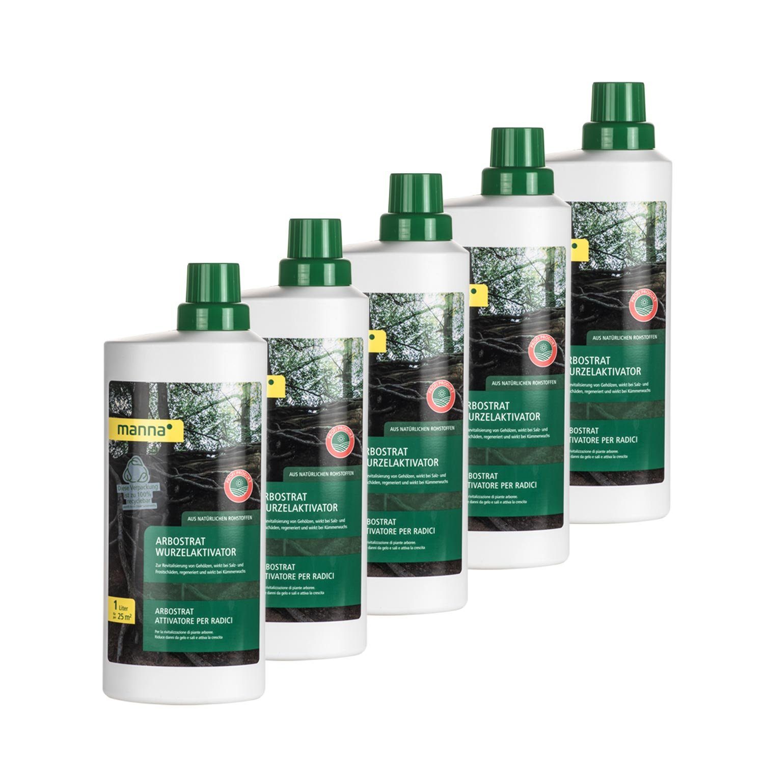Hauert Gartenbau-Substrat Manna Arbostrat Wurzelaktivator Flüssigdünger günstig online kaufen