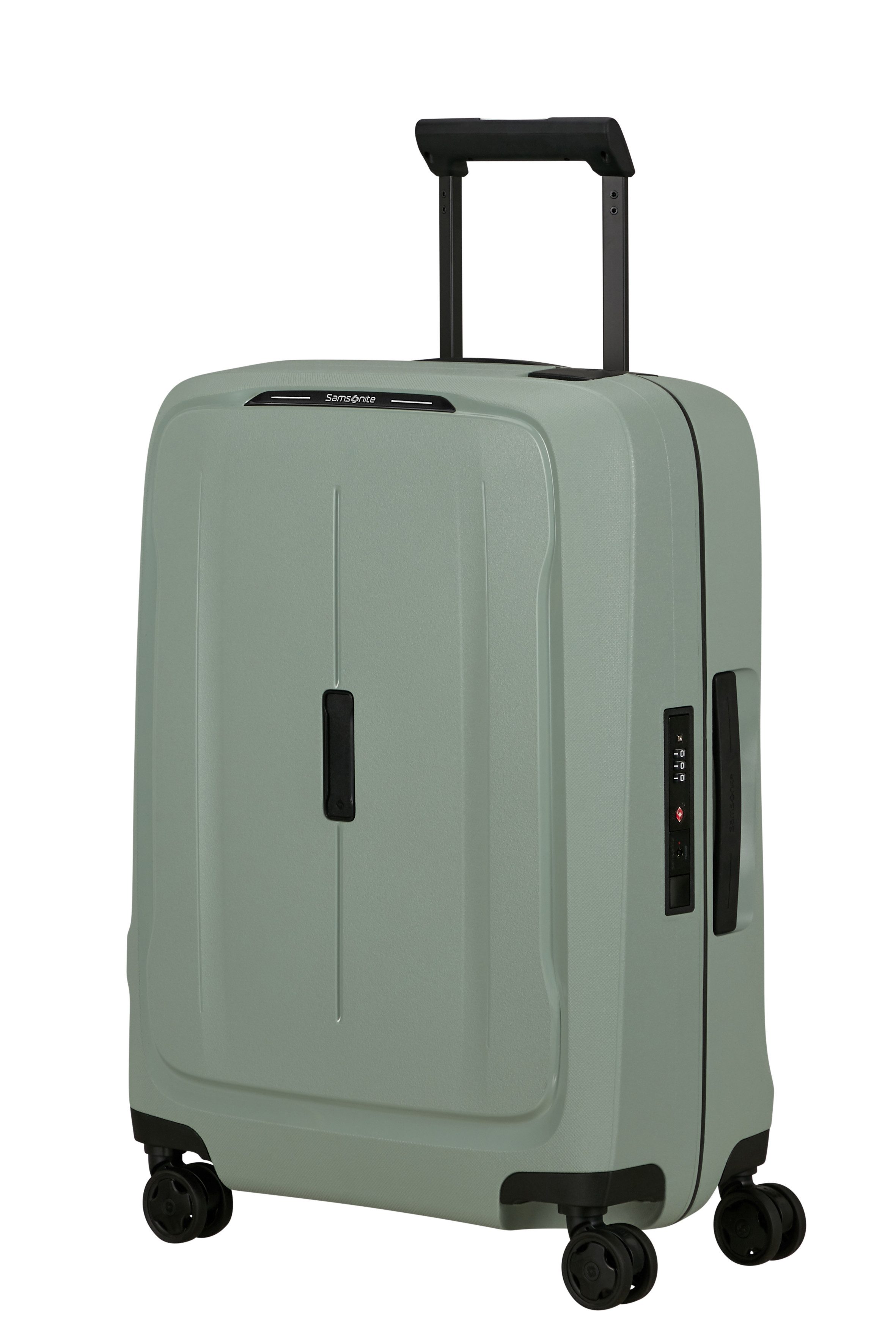 Samsonite Hartschalen-Trolley ESSENS, verschiedene Größen und Farben, 4 Rollen, mit robustem Polypropylen-Gehäuse, mit mehreren Fächern