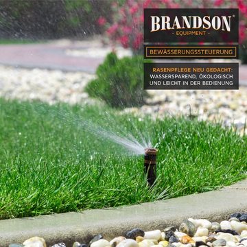 Brandson Bewässerungssteuerung Bewässerungsuhr, Wasserzeitschaltuhr, automatisch, Timer 15 - 120 Min., Bewässerungssystem, einfache manuelle Bewässerung