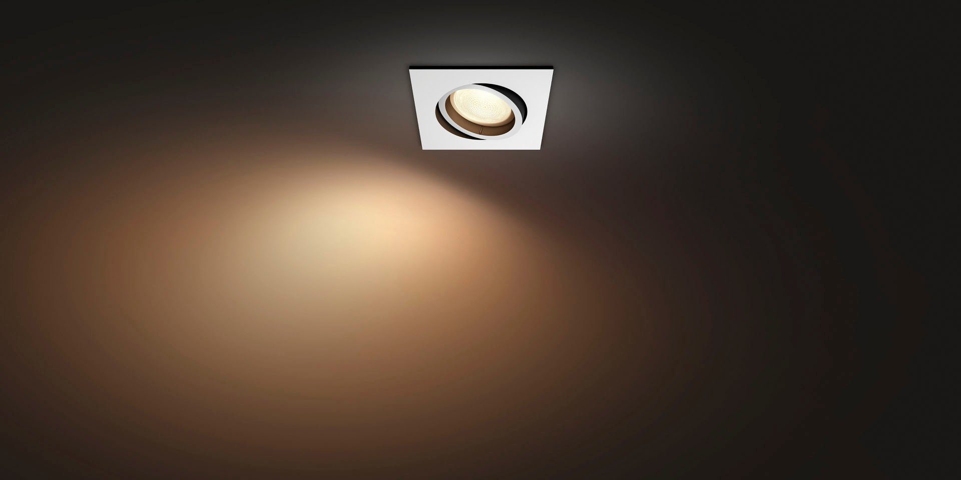 Philips Hue LED Flutlichtstrahler Centura, Leuchtmittel Dimmfunktion, Farbwechsler wechselbar