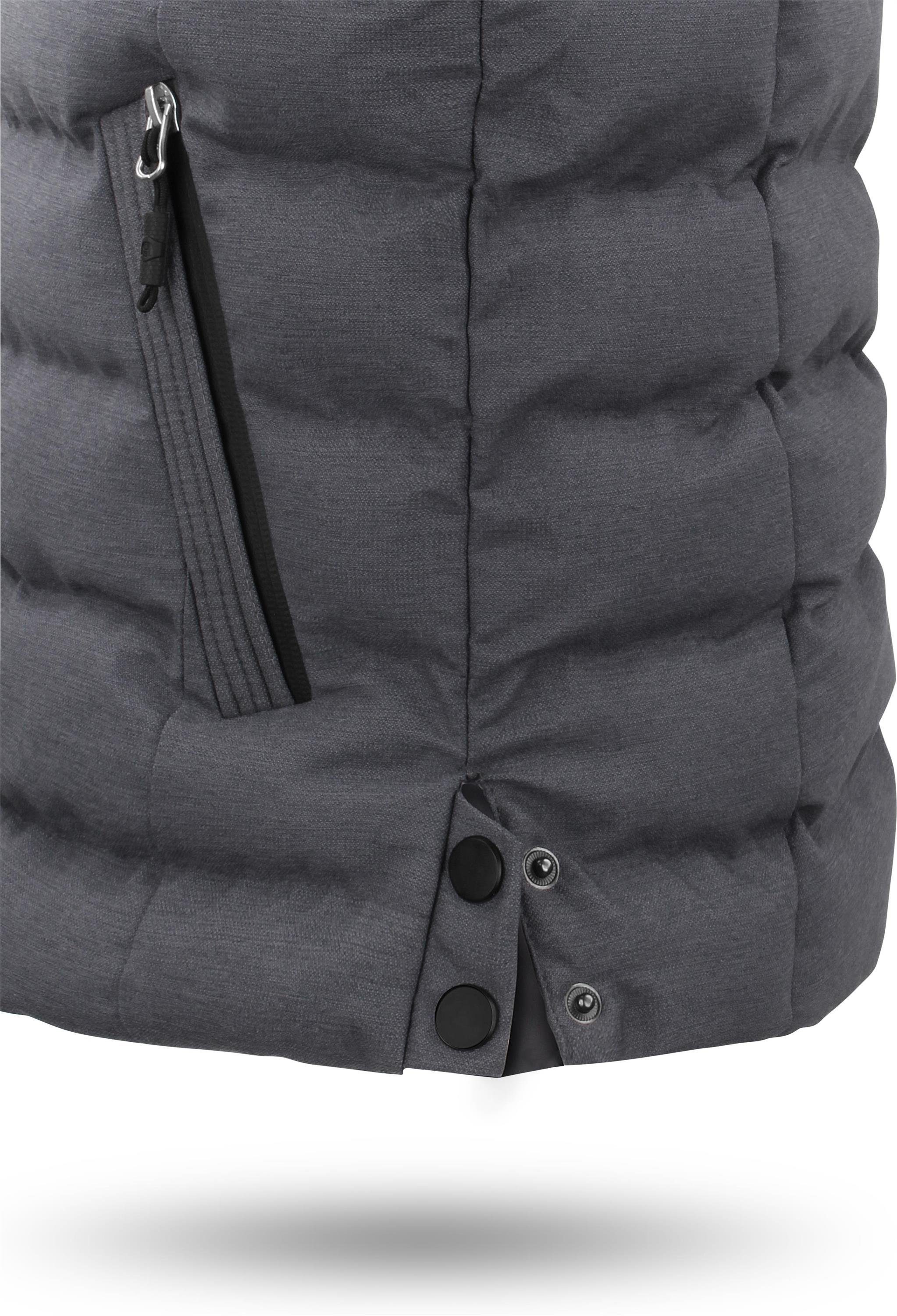 normani Steppweste Herren Winter-Steppweste Nanaimo Wattierte Winterweste - winddichter Bodywarmer Weste mit Kapuze