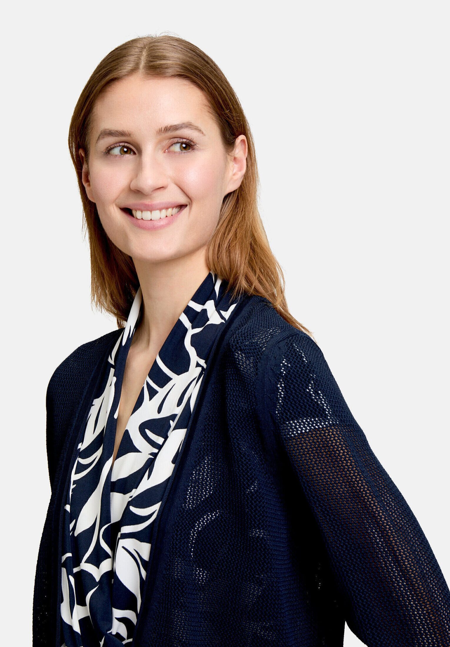 Betty Barclay Strickjacke Damen mit 3/4 Arm (1-tlg) Strick