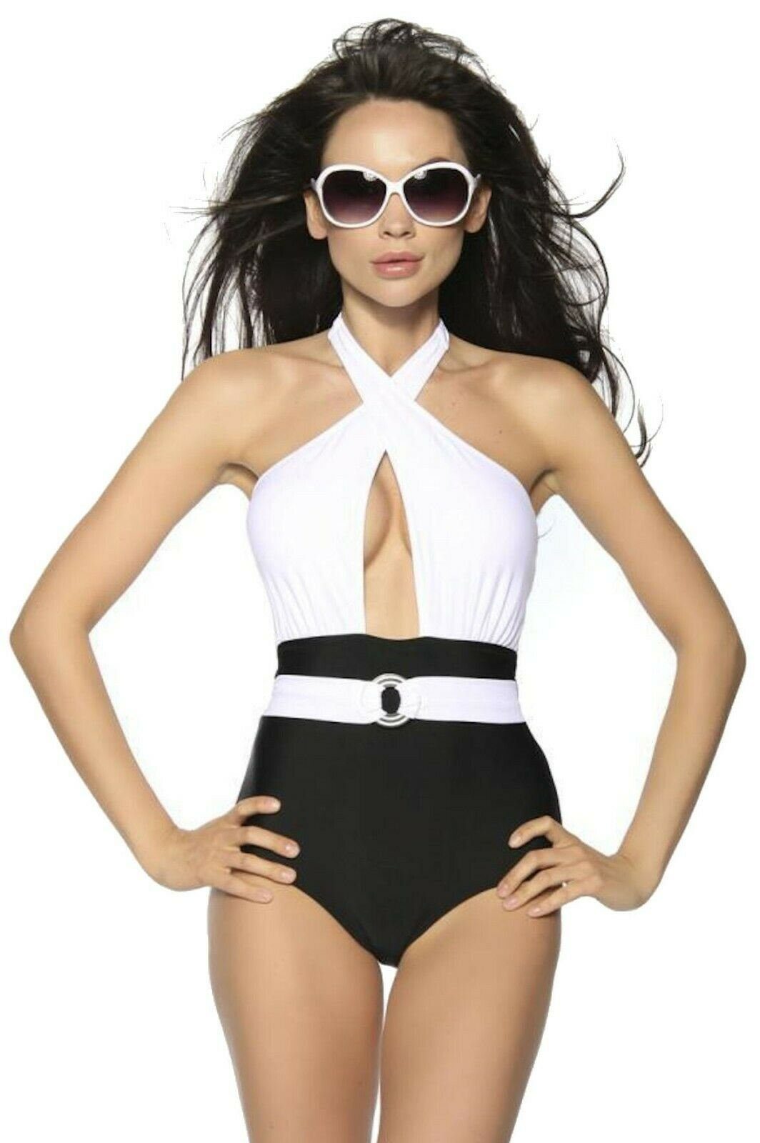Samegame Monokini Vintage-Monokini mit Gürtel gepaddet günstig online kaufen