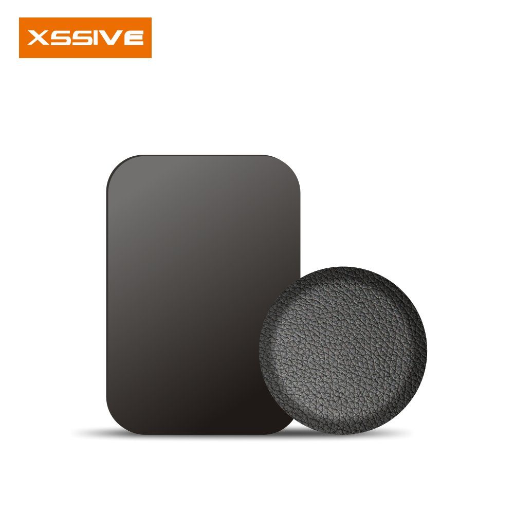Xssive Smartphone-Halterung 5er Pack mit 2 Platten Metallplättchen für Magnet Handy Halterung Auto