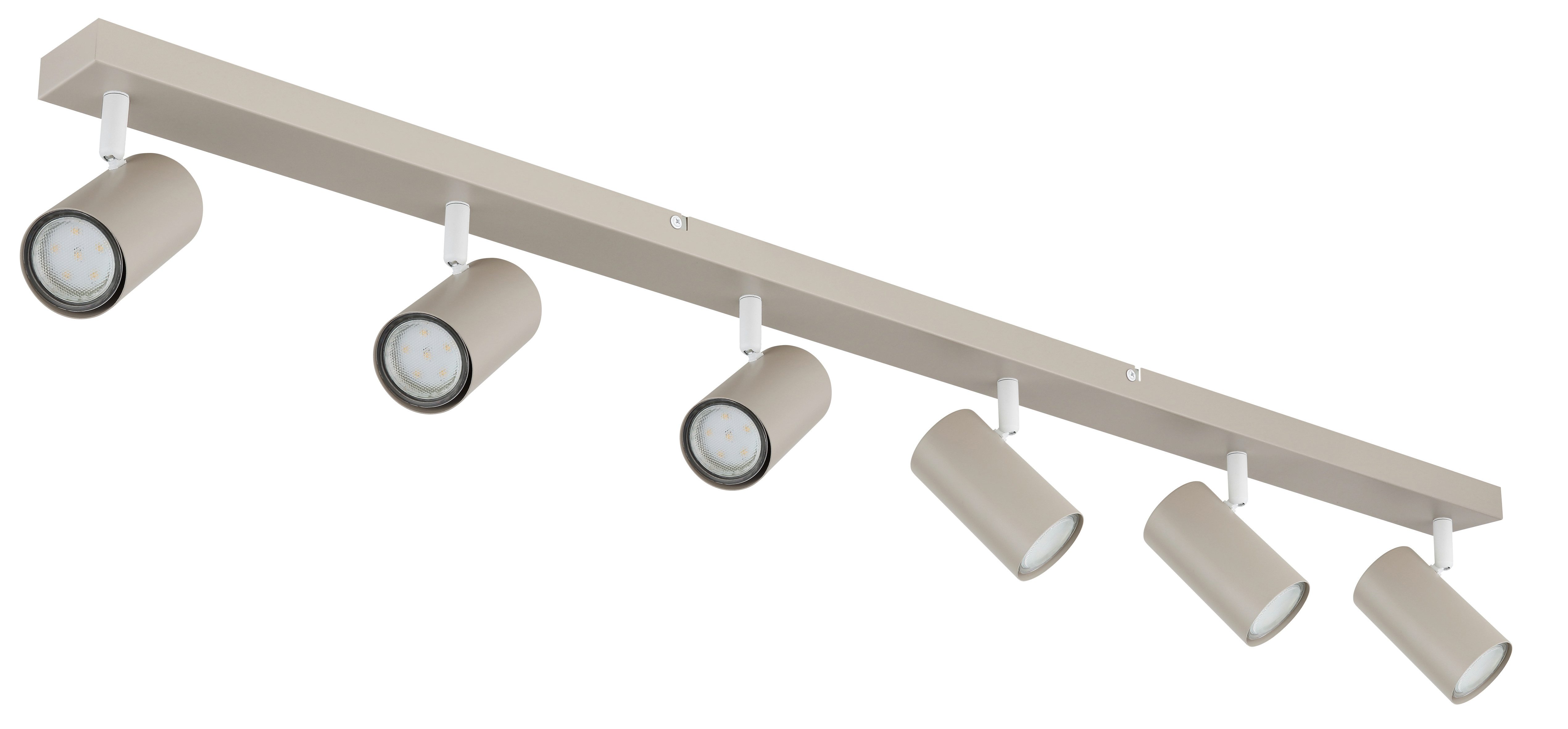 GLOBO LIGHTING Deckenspot ROBBY, ohne Leuchtmittel, Strahler Sandfarben, dreh-/schwenkbar, GU10 35W
