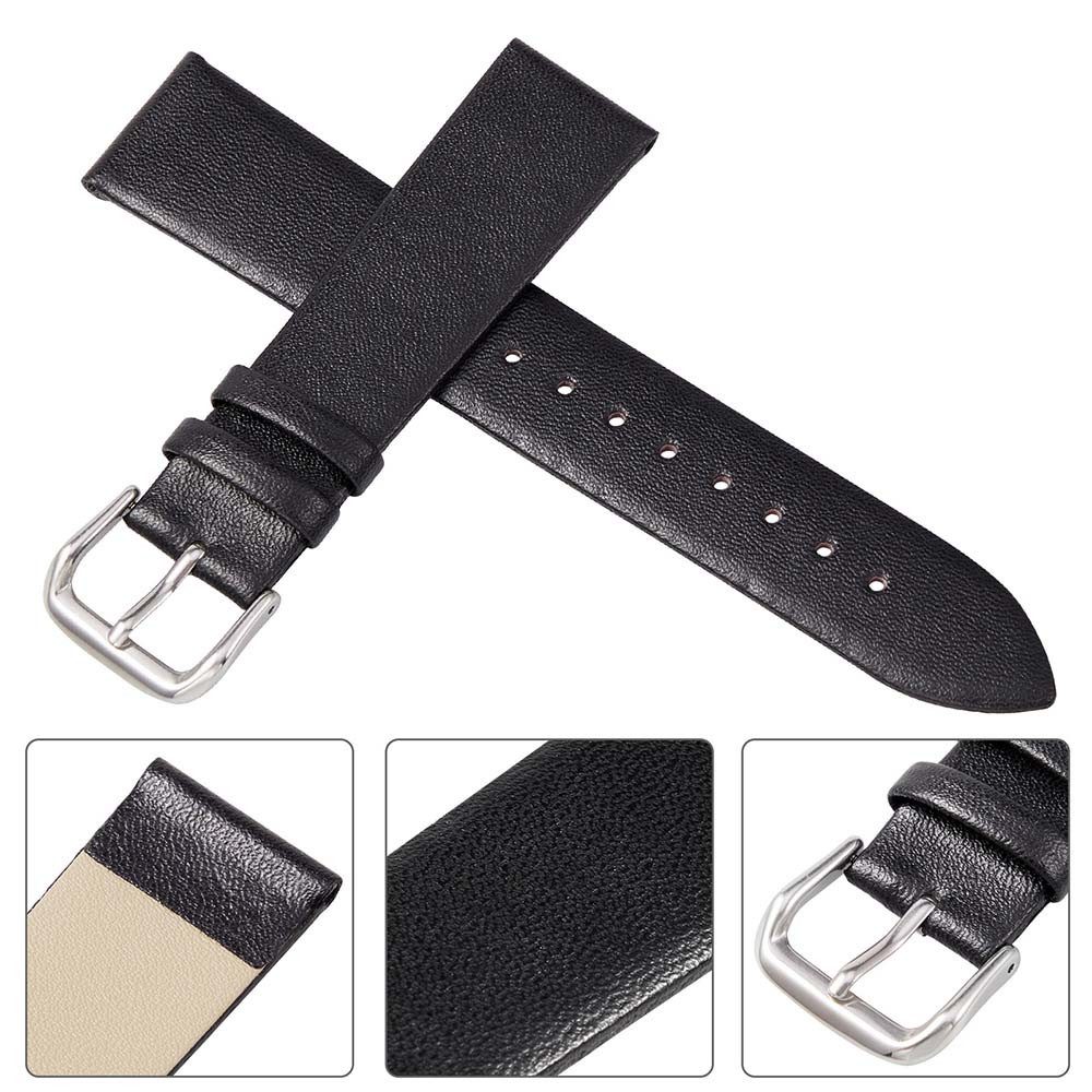 BTTO Uhrenarmband 14/16/18/19/20mm Vintage-Lederarmband Uhrenzubehör Lederarmband, Leder Uhrenarmband Ersatzarmband
