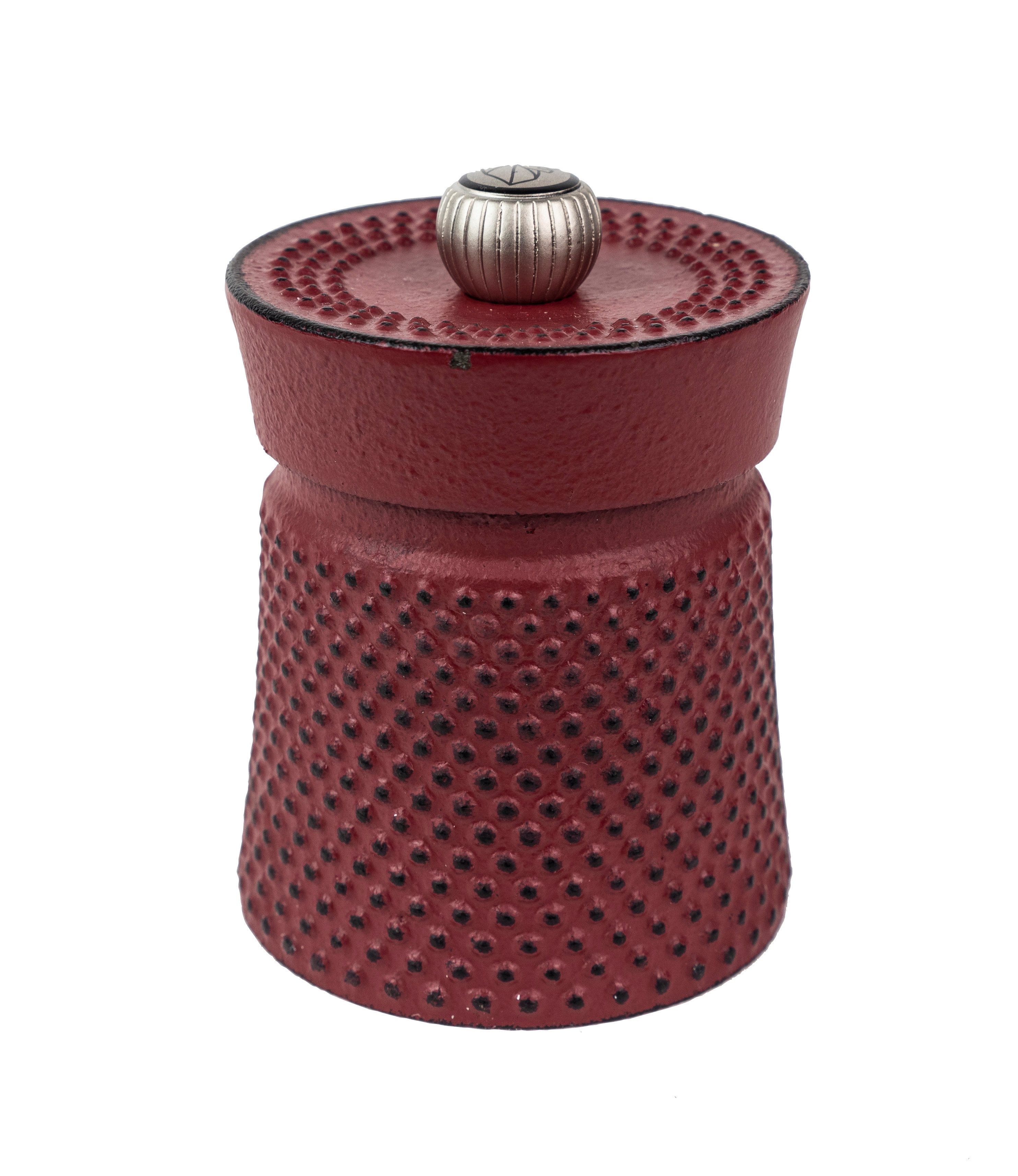 PEUGEOT Pfeffermühle BALI 8cm Rot Gusseisen Orientalisch Stahlmahlwerk