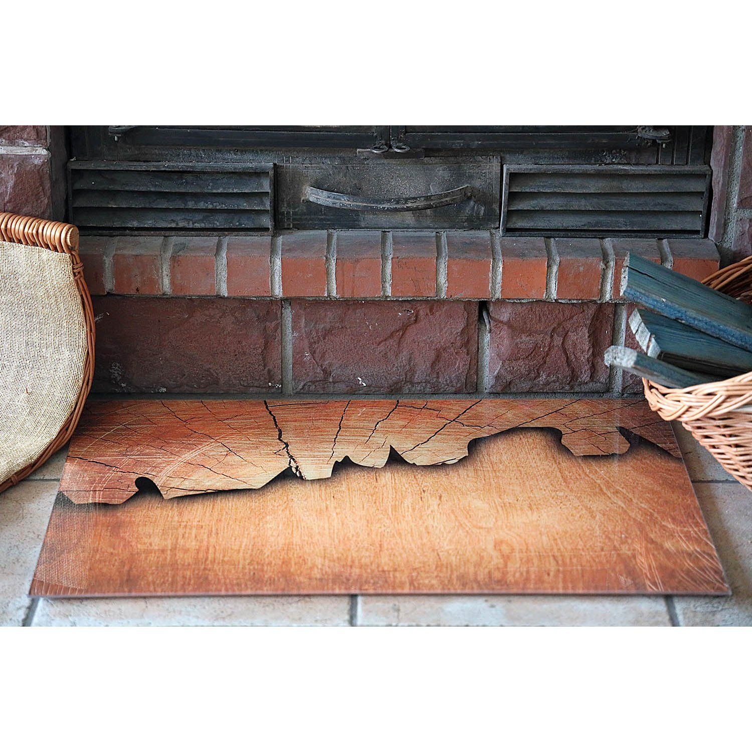 Decorwelt Bodenschutzplatte Funkenschutzplatte Glas Kaminofen Holz günstig online kaufen