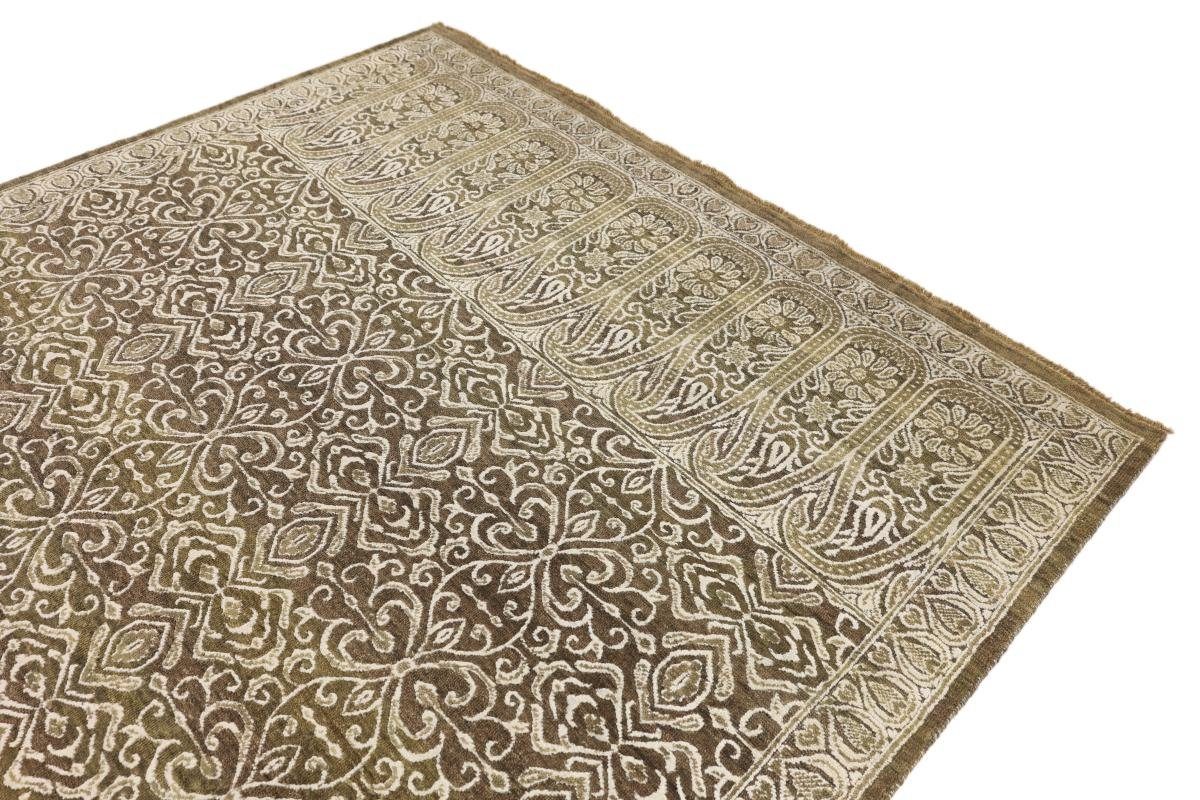 Handgeknüpfter Sindhi Orientteppich Moderner rechteckig, Orientteppich Nain mm 12 / Höhe: 202x301 Trading, Designteppich,