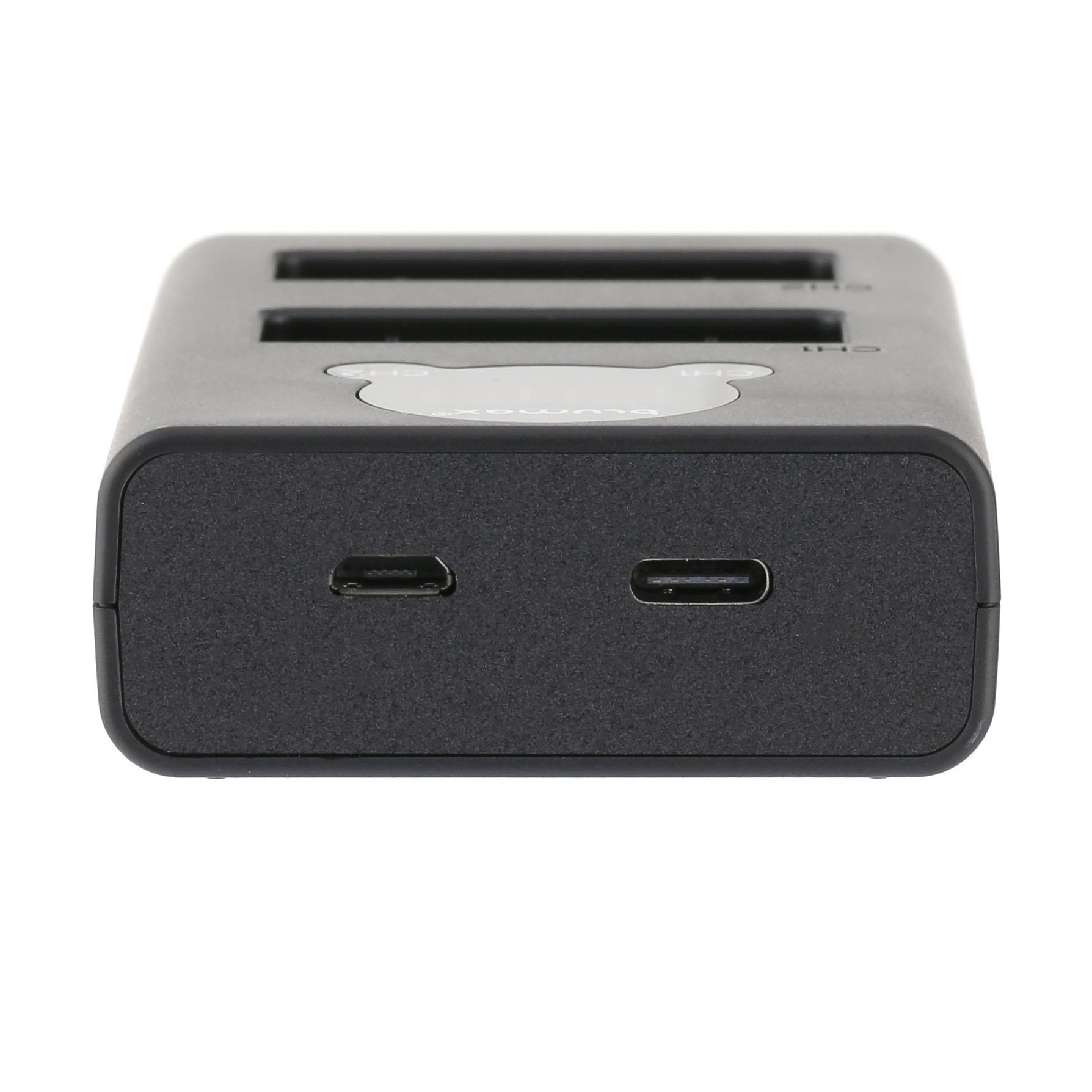 Blumax Dual LCD Ladegerät, für Panasonic DMW-BLG10 USB-C Kamera-Ladegerät