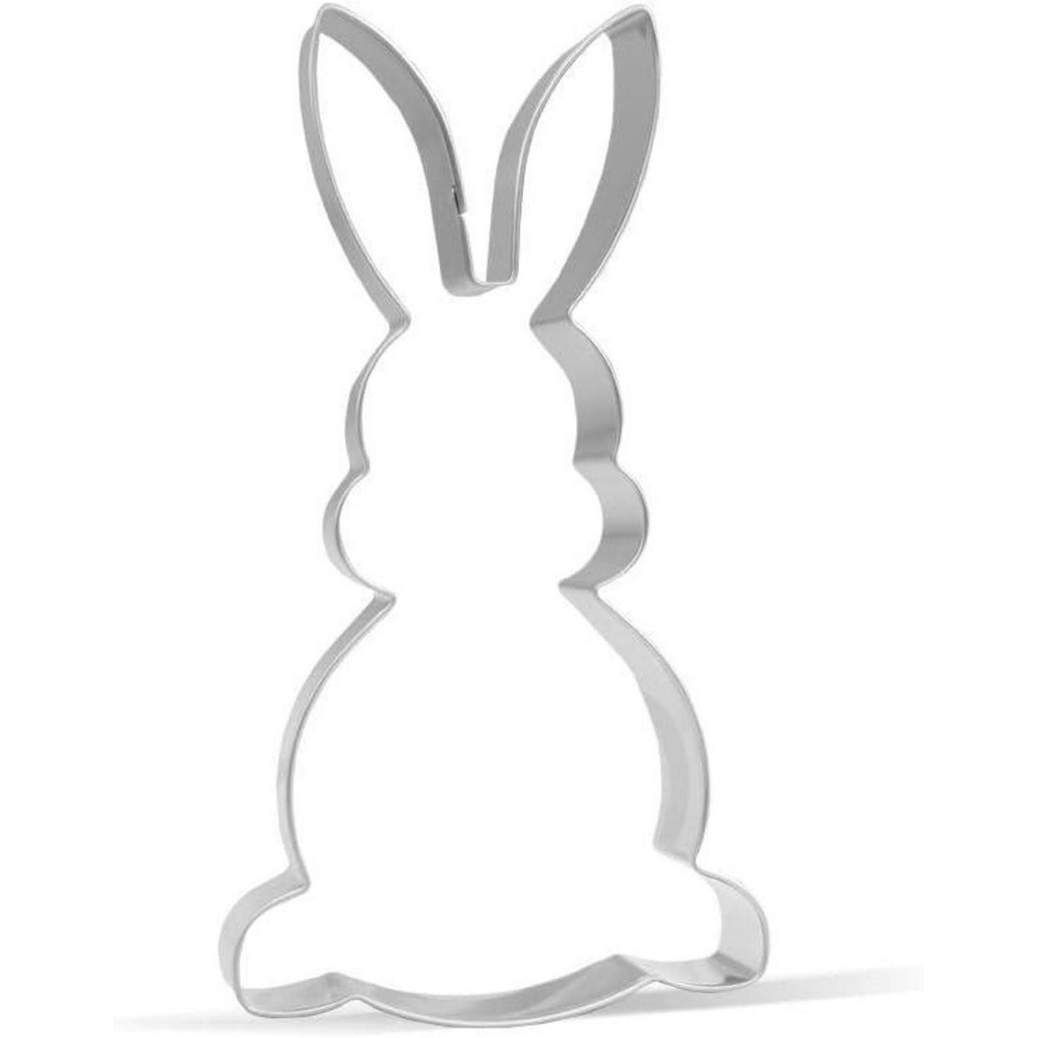 LuxusKollektion Osterhase Ausstechform Osterhase Edelstahl 12,7 cm robust spülmaschinenfest