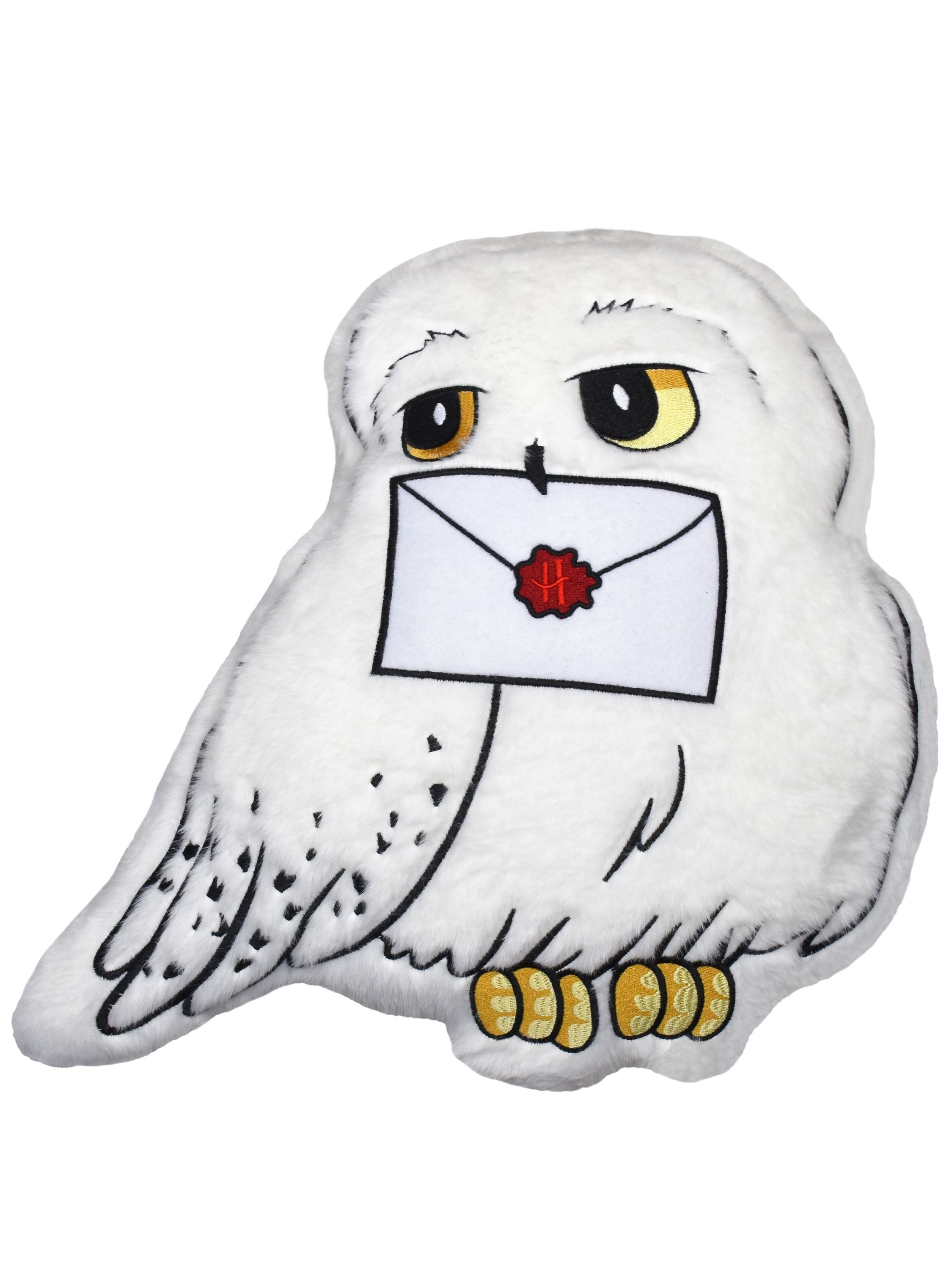 Dekokissen Harry Potter Kissen Hedwig Brief Plüsch Eule Dekokissen 40 x 40 cm