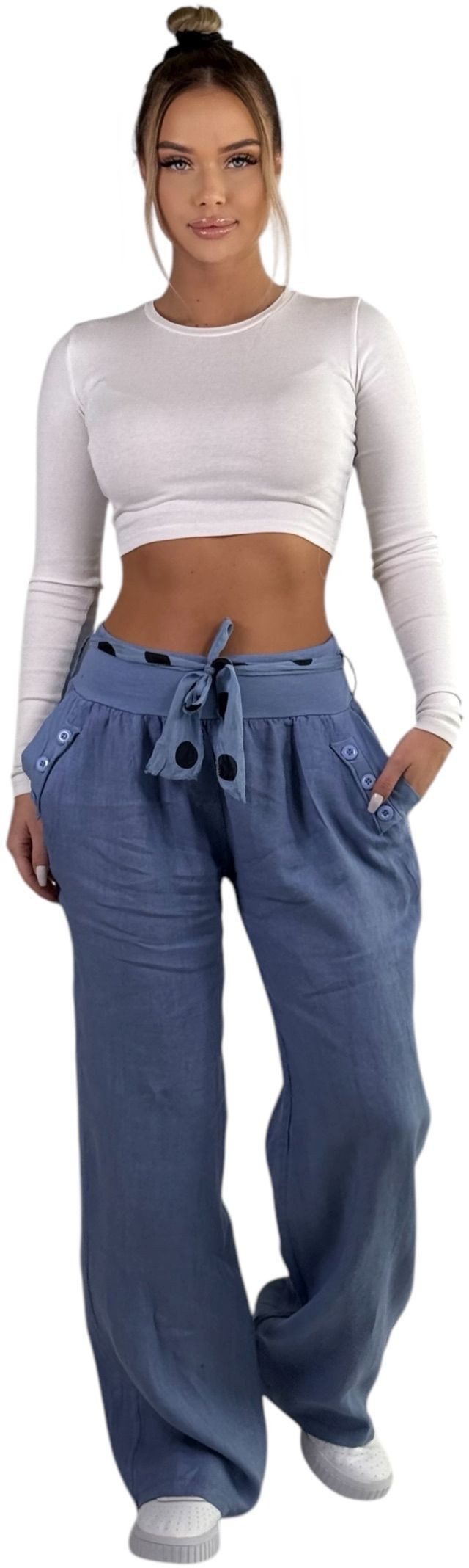 Mississhop Leinenhose Damen 100 % Leinen günstig online kaufen