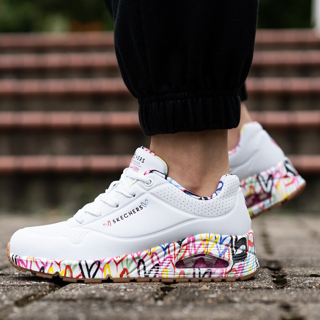Skechers UNO-LOVING LOVE Wedgesneaker Freizeitschuh, Halbschuh, Schnürschuh günstig online kaufen