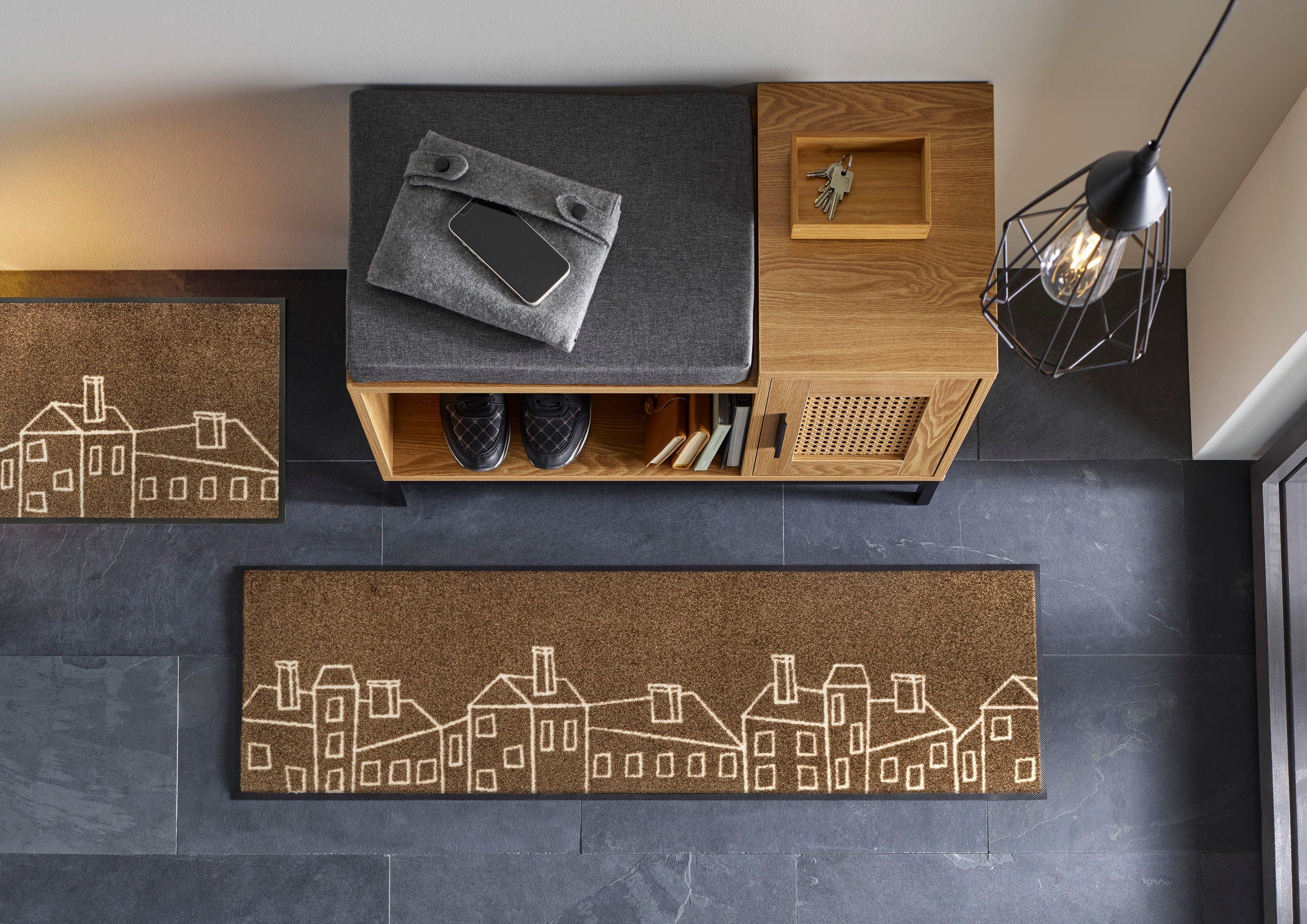 wash+dry by Kleen-Tex Läufer Linecity, rechteckig, günstig online kaufen