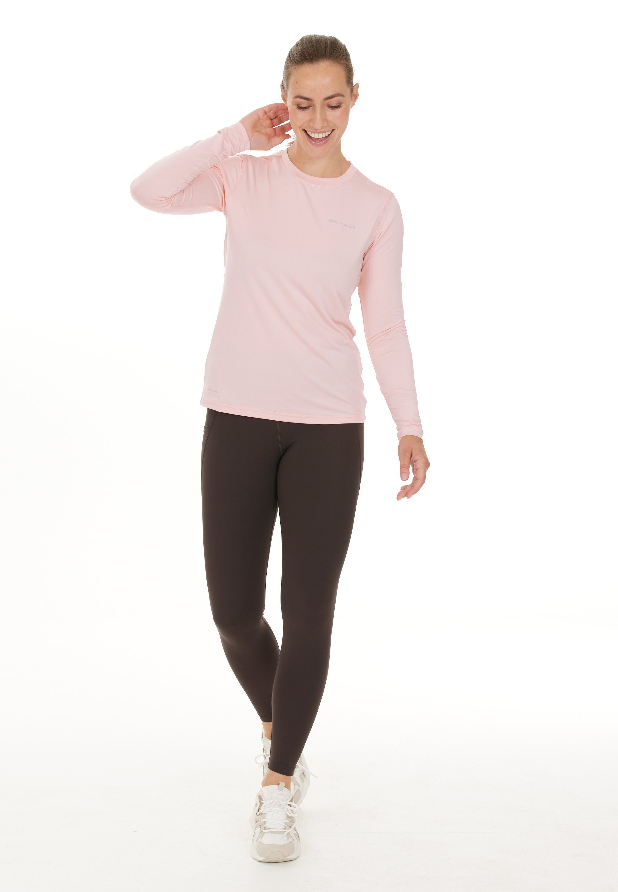 ENDURANCE Langarmshirt Yonan (1-tlg) mit DRY-Technologie QUICK rosa innovativer