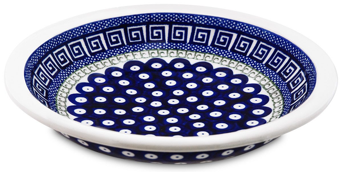 Bunzlauer Keramik Speiseteller Tiefer Teller Ø22,5 cm Suppenteller, Pastateller, Essteller Dekor 923