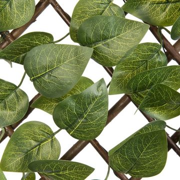 Nature Pergola Spalier mit künstlichen Lorbeerblättern 90x180 cm Grün Blätter, (1-tlg)