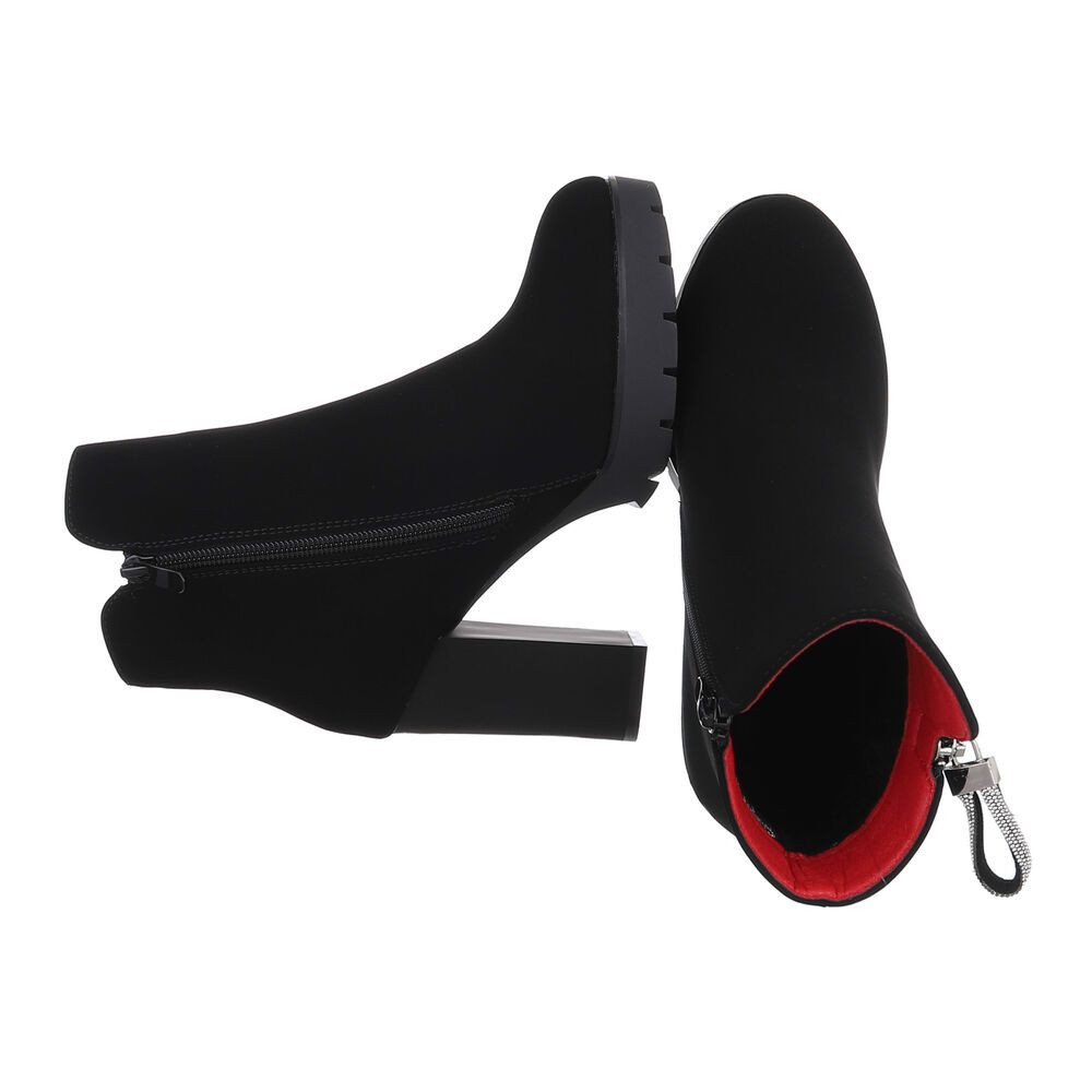 Ital-Design Damen Freizeit High-Heel-Stiefelette (87108553) Blockabsatz günstig online kaufen