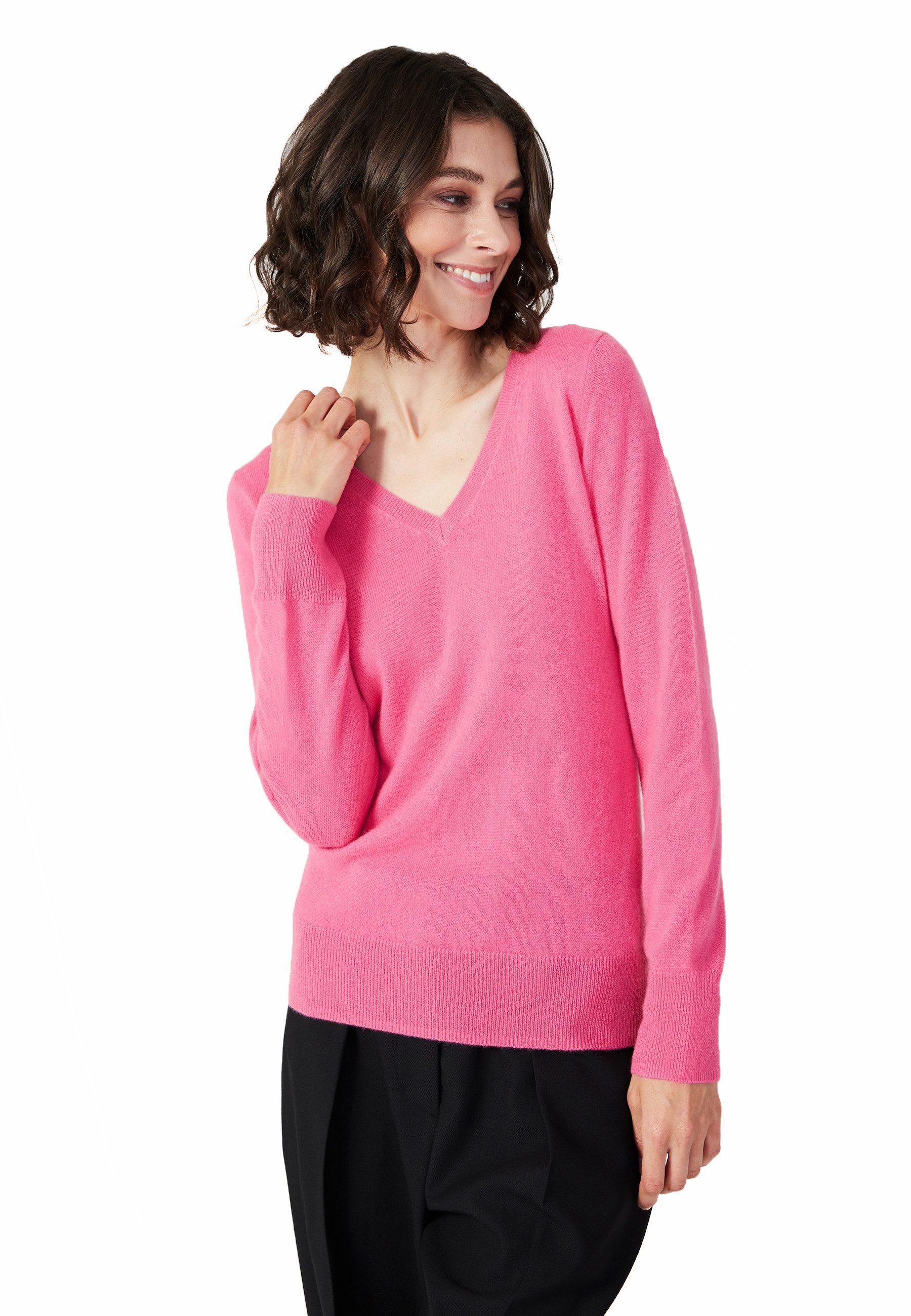 Style & Republic Kaschmirpullover Kaschmirpullover V-Neck günstig online kaufen