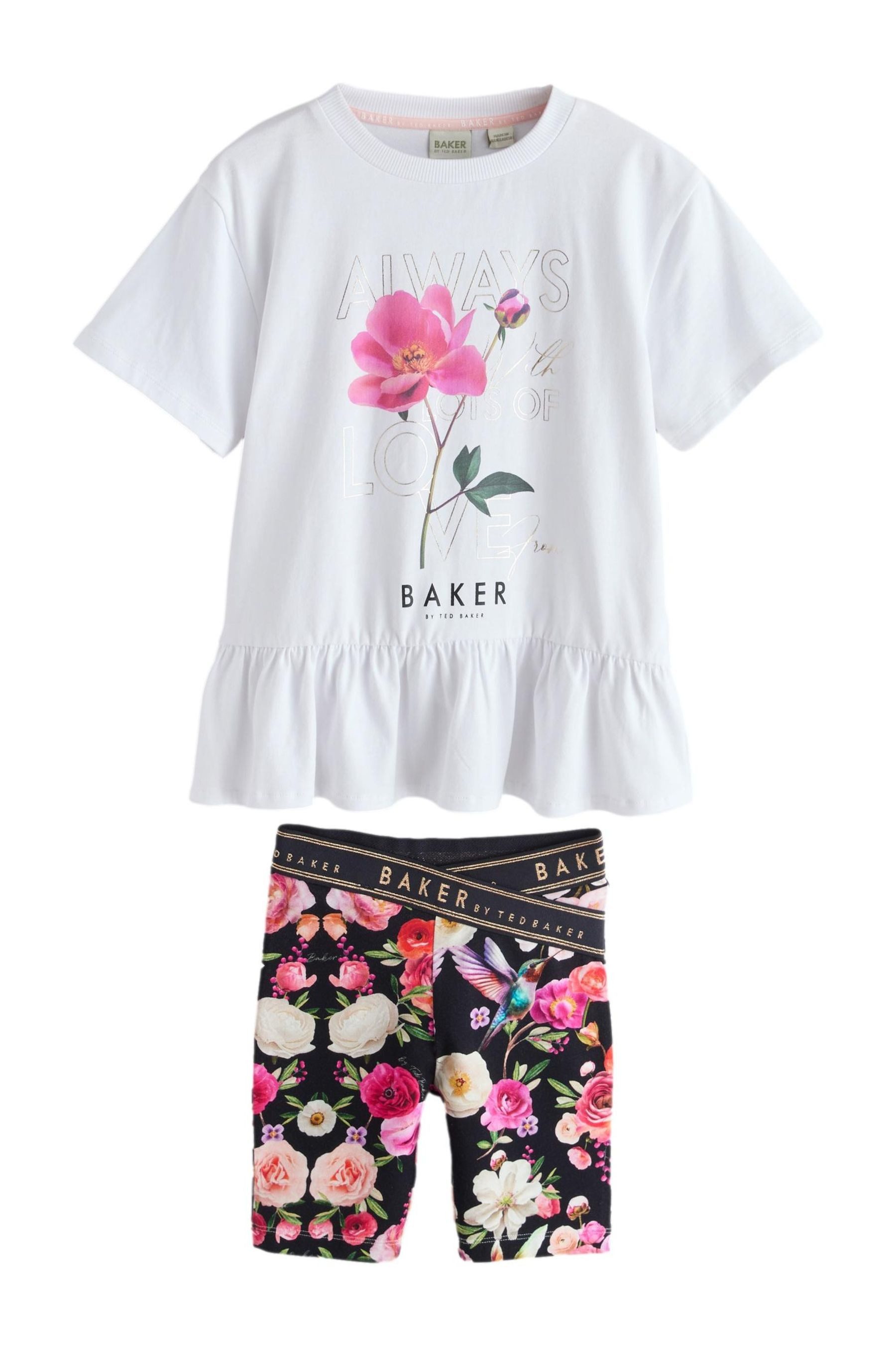 Baker by Ted Baker T-Shirt & Shorts Baker by Ted Baker T-Shirt und Radlershorts (2-tlg)