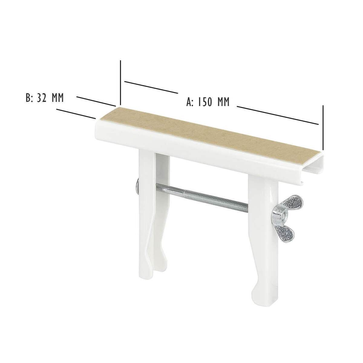 siwitec Heizkörperkonsole 2 x Universal-Heizkörperkonsole weiß 150 x 32 x 1 günstig online kaufen