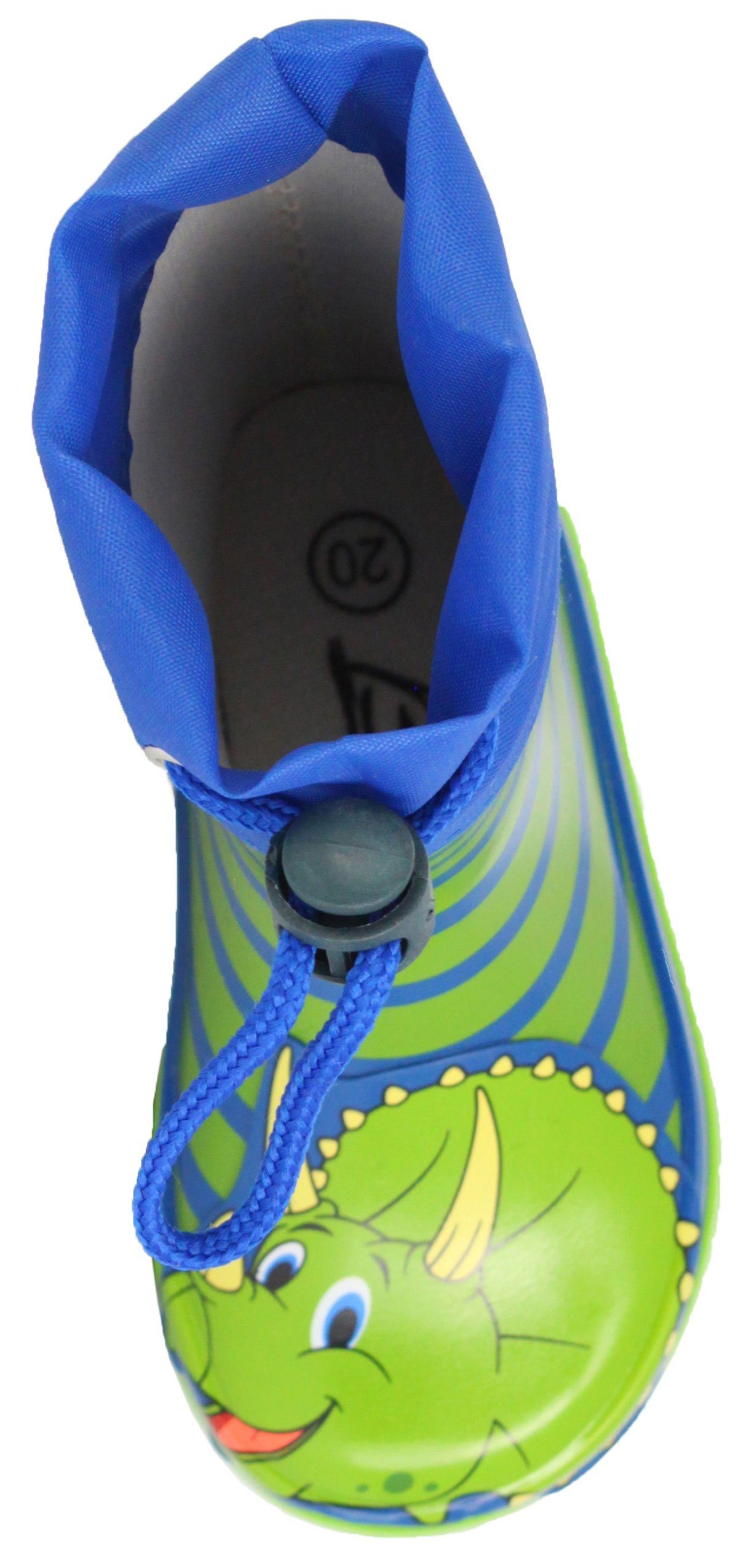 Beck Kleinkinder Gummistiefel Topsi Gummistiefel (wasserdicht, für trockene Füße bei Regen- und Matschwetter) Naturkautschuk, flexible Laufsohle, herausnehmbare Innensohle