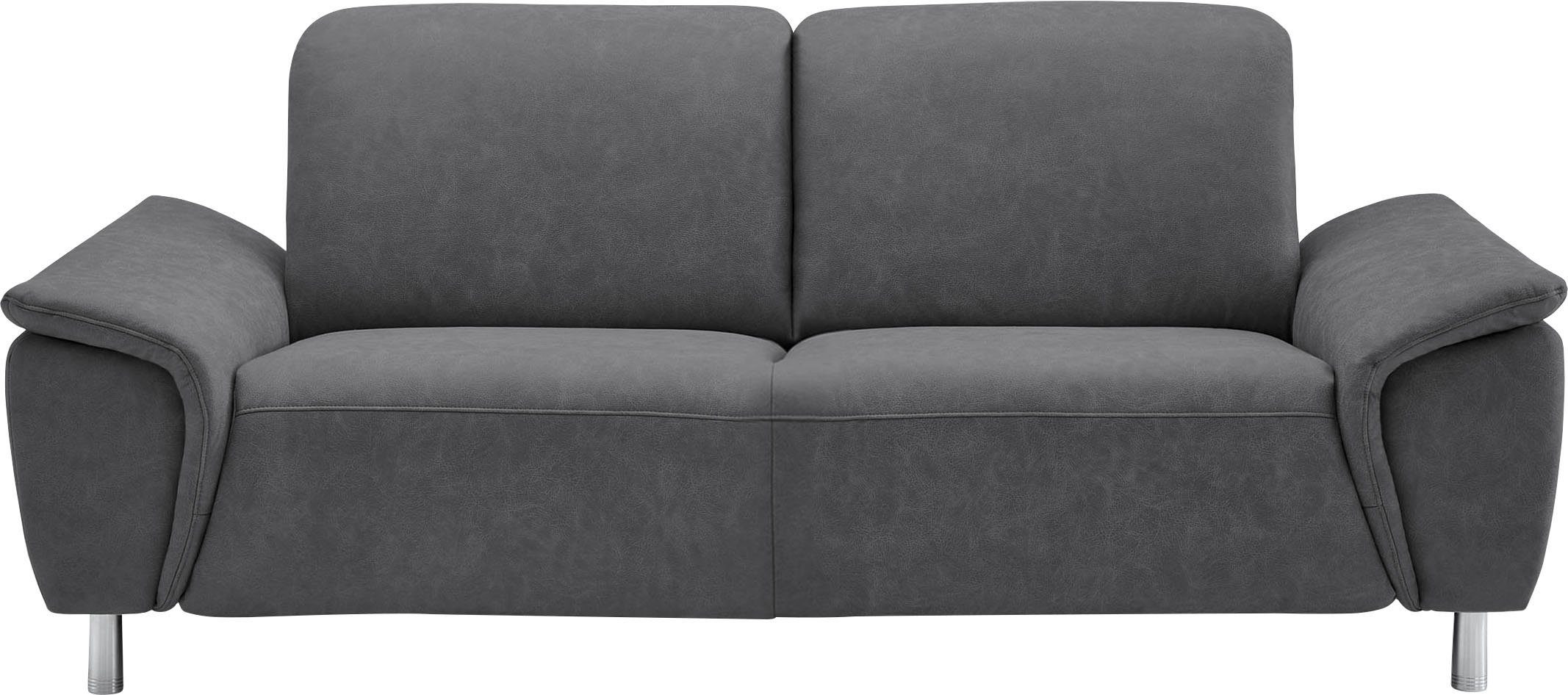 CALIZZA INTERIORS 2,5-Sitzer Nell, Kopfteilverstellung und wahlweise elektrischer Relaxfunktion | Einzelsofas