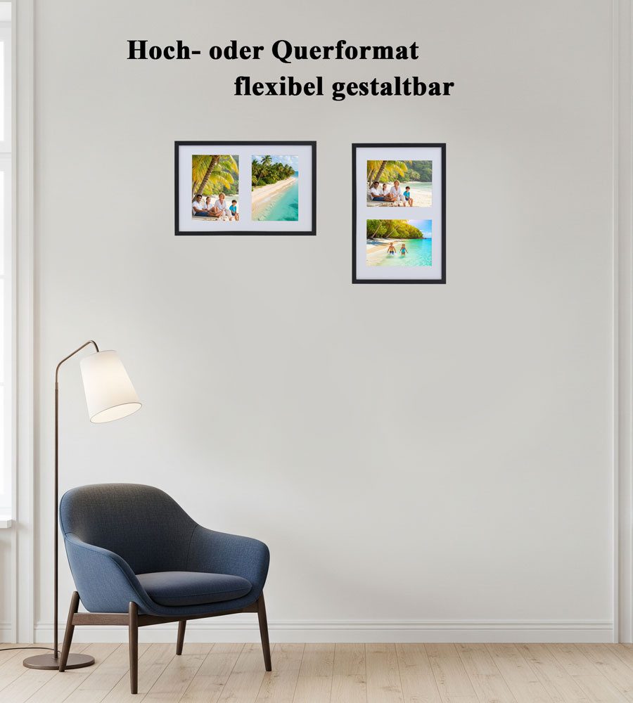 IDEAL TREND Bilderrahmen Multiframe Collage Bilderrahmen günstig online kaufen