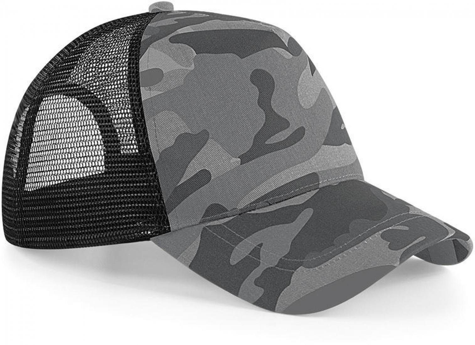 Beechfield® Trucker Cap Camo Snapback Trucker Cap / Kappe