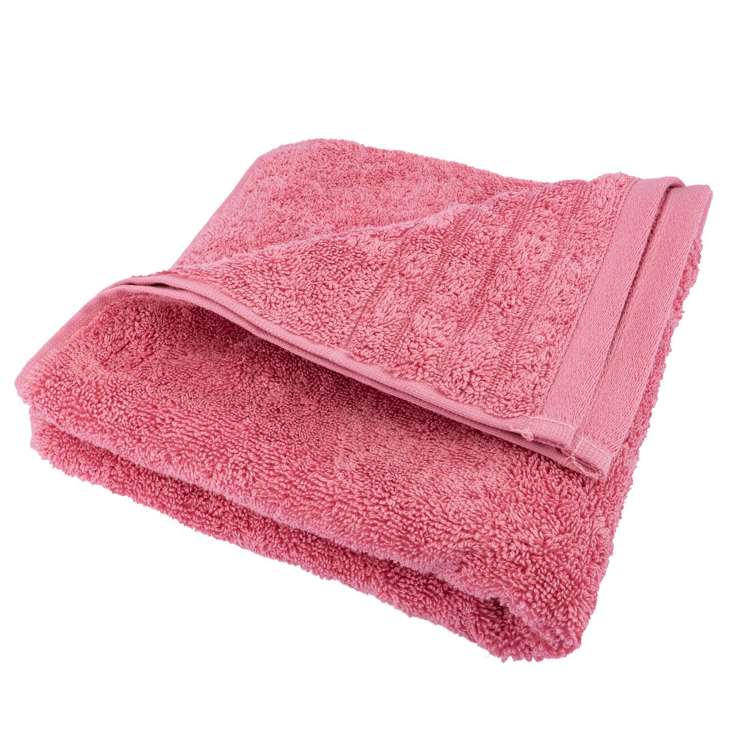 Baumwolle (1-St), Handtuch 100% amerikanische Supima Frottier 600g/m² Premium-Line, Traumschloss pink mit