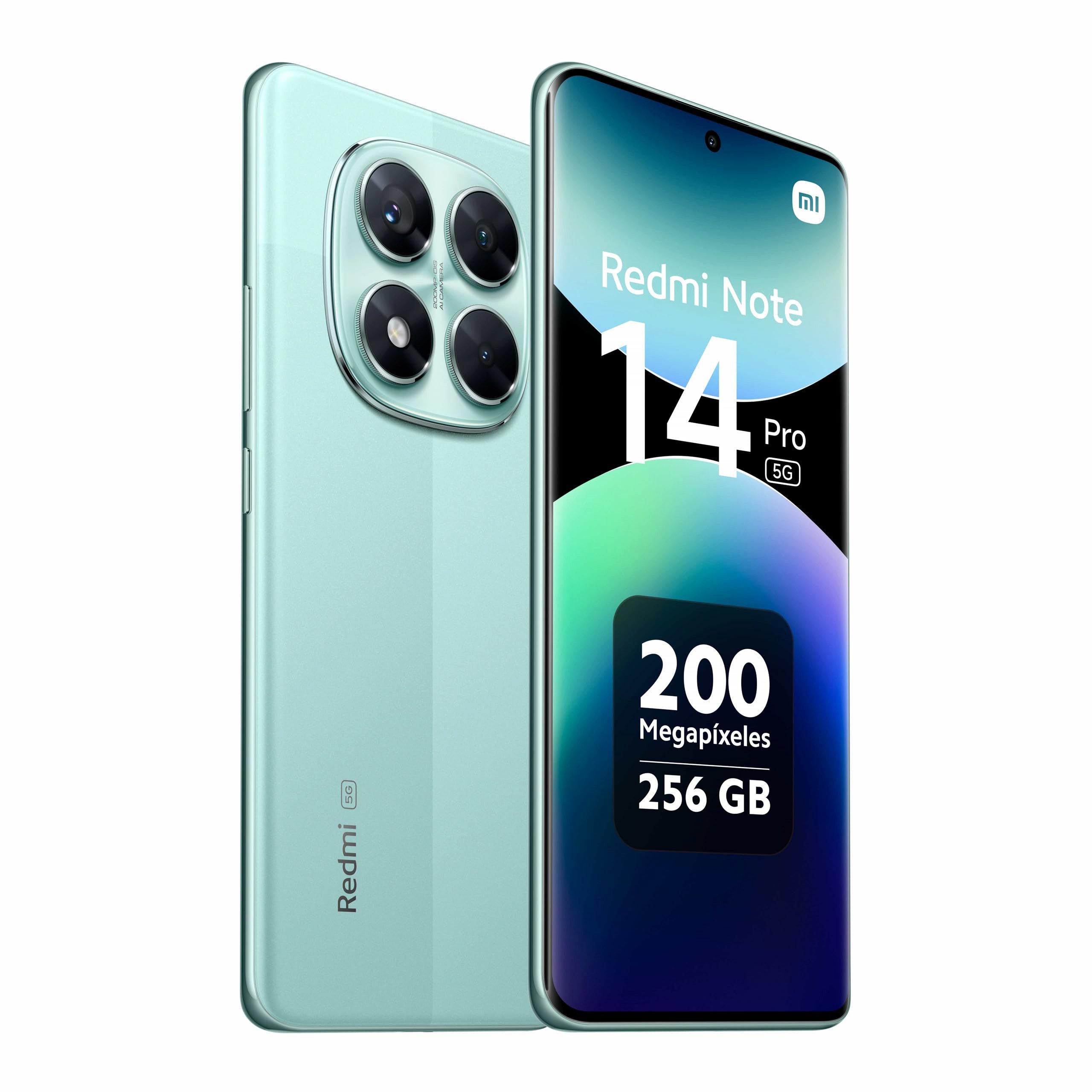 Xiaomi Redmi Note 14 Pro 5G 12GB RAM 512GB ROM Smartphone (200 MP Kamera, ohne StromAdapter und Kopfhörer)