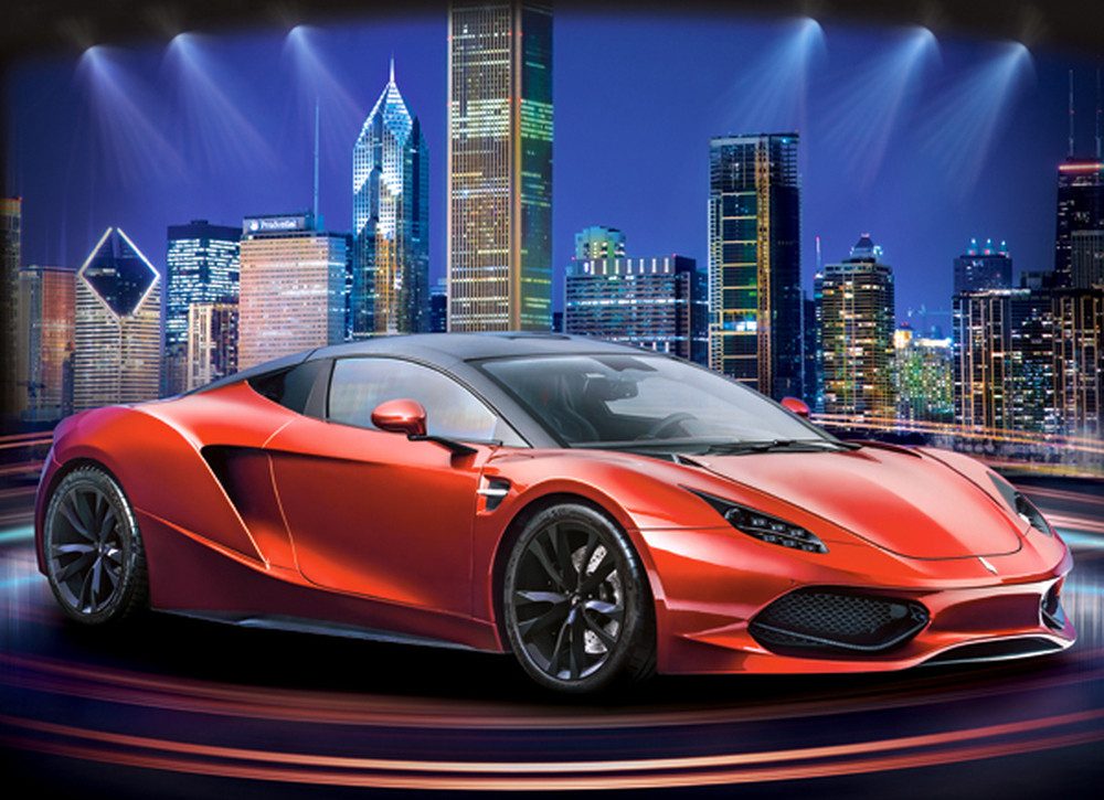 Castorland Puzzle Roter Sportwagen, Puzzleteile günstig online kaufen