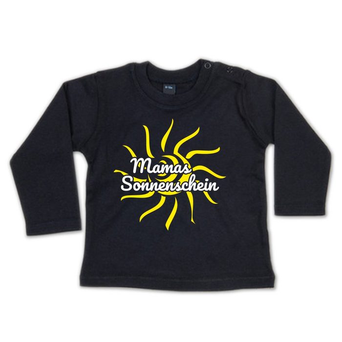 G-graphics Longsleeve Mamas Sonnenschein Baby Sweater Baby Longsleeve T mit Spruch / Sprüche mit Print / Aufdruck Geschenk zu jedem Anlass
