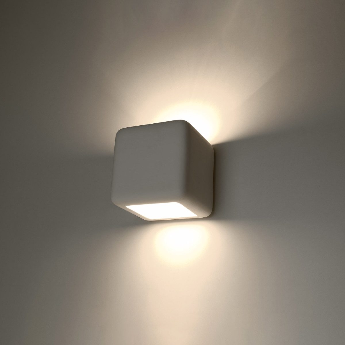 SOLLUX lighting Wandleuchte Wandleuchte Keramik Nesta, Nicht enthalten